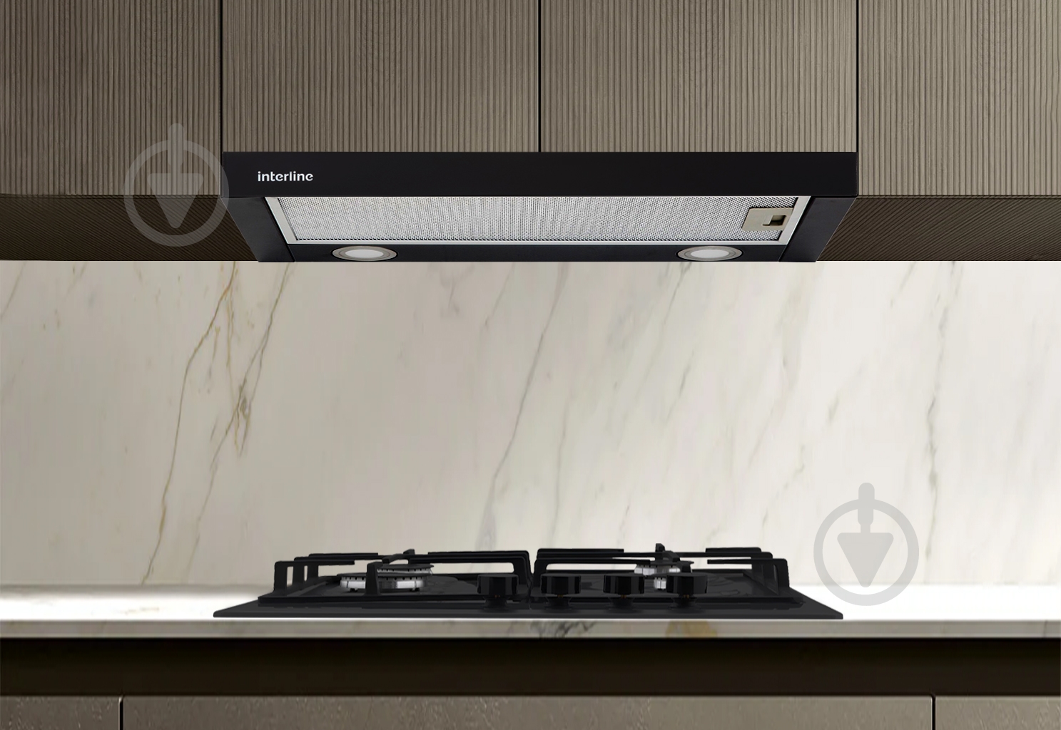 ВИТРИНА! Вытяжка Interline DELI BL A/60/2/T - фото 4 ВИТРИНА! Вытяжка Interline DELI BL A/60/2/T - фото 4