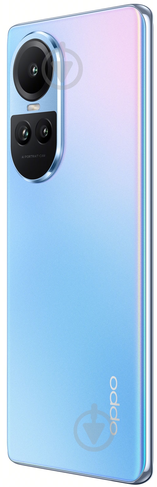 Смартфон OPPO Reno10 8/256GB ice blue (CPH2531) - фото 5