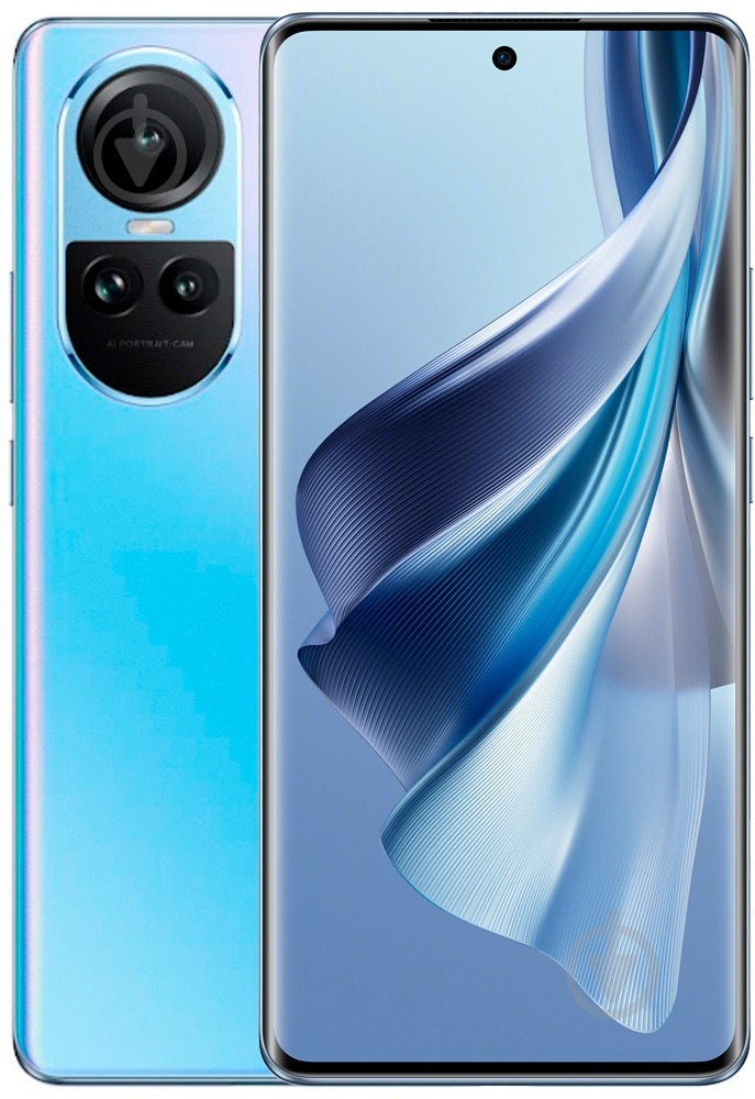 Смартфон OPPO Reno10 8/256GB ice blue (CPH2531) - фото 1