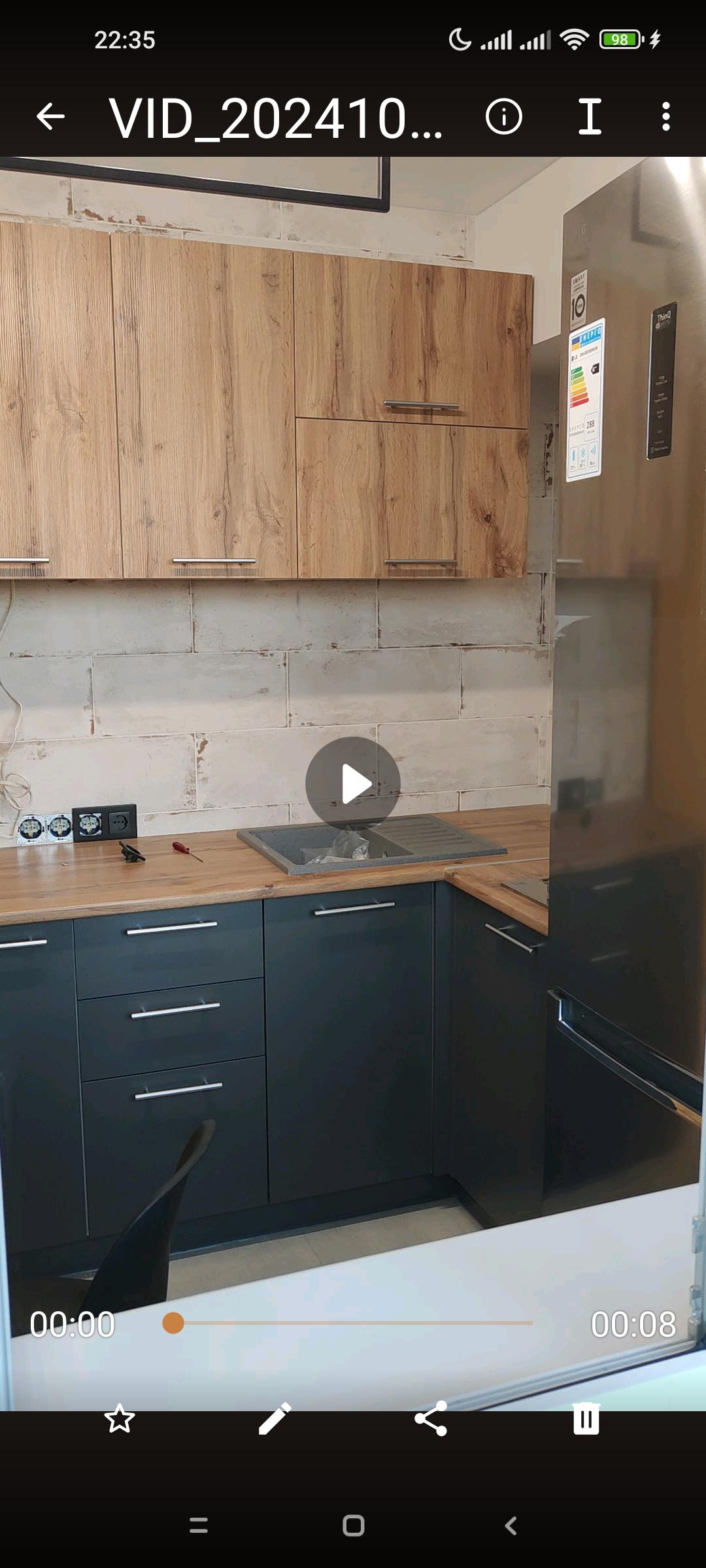 Тумба нижняя Руна МНМ 800x818x520 мм дуб полярный/белый ROKO в реальных условиях использования от пользователя Нелія.