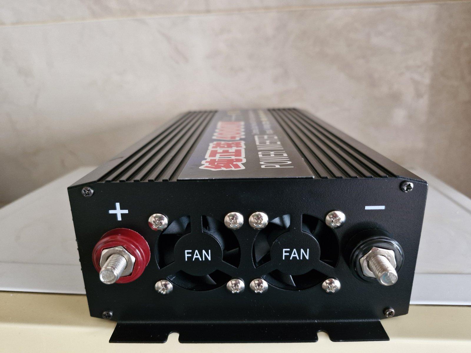 Инвертор с чистым синусом 12-220V 4000W (101120) в реальных условиях использования от пользователя Ліліана.