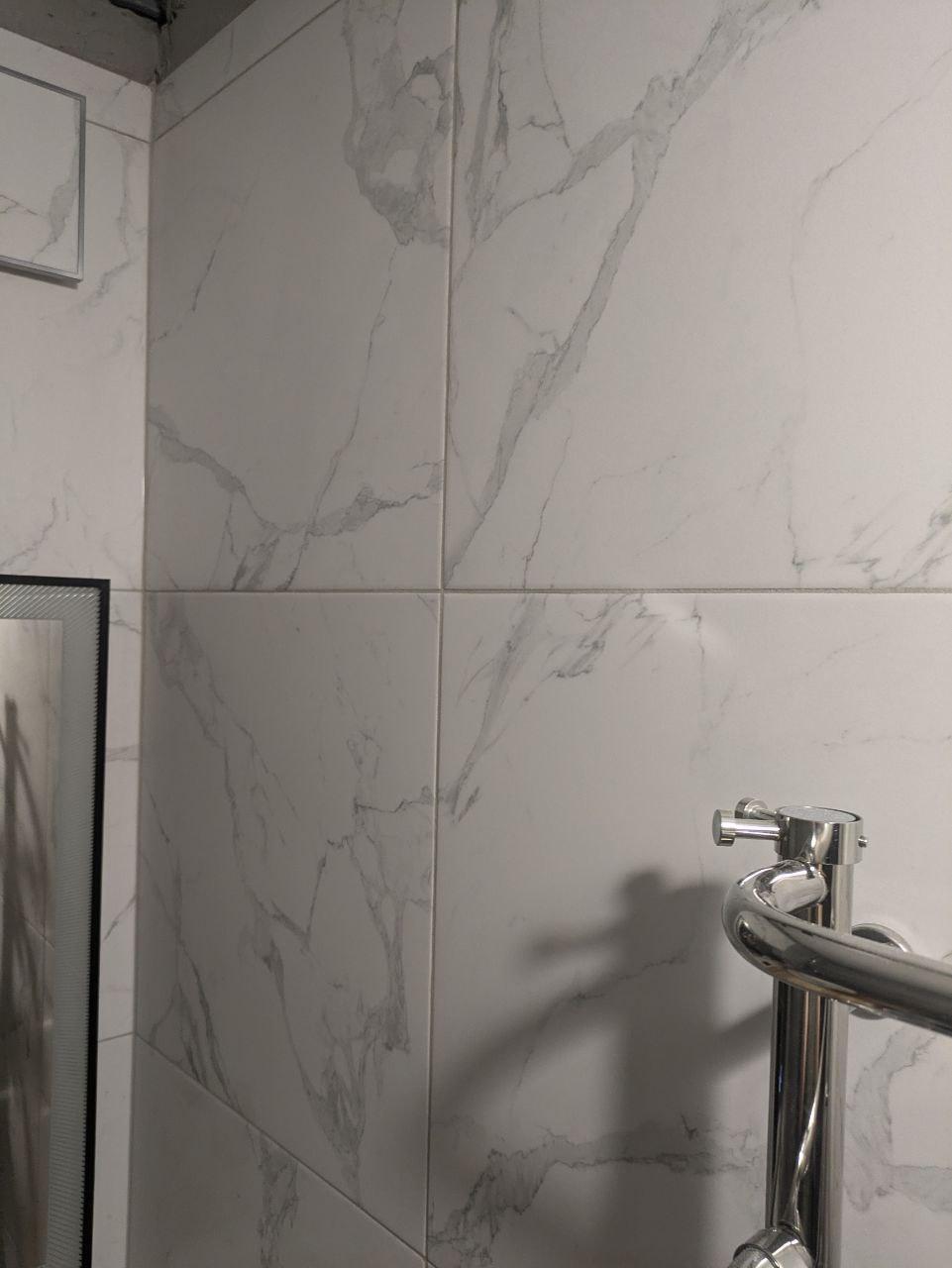 Плитка Allore Group Statuario White F P NR Satin 47x47 см у реальних умовах використання від покупця Vitali.