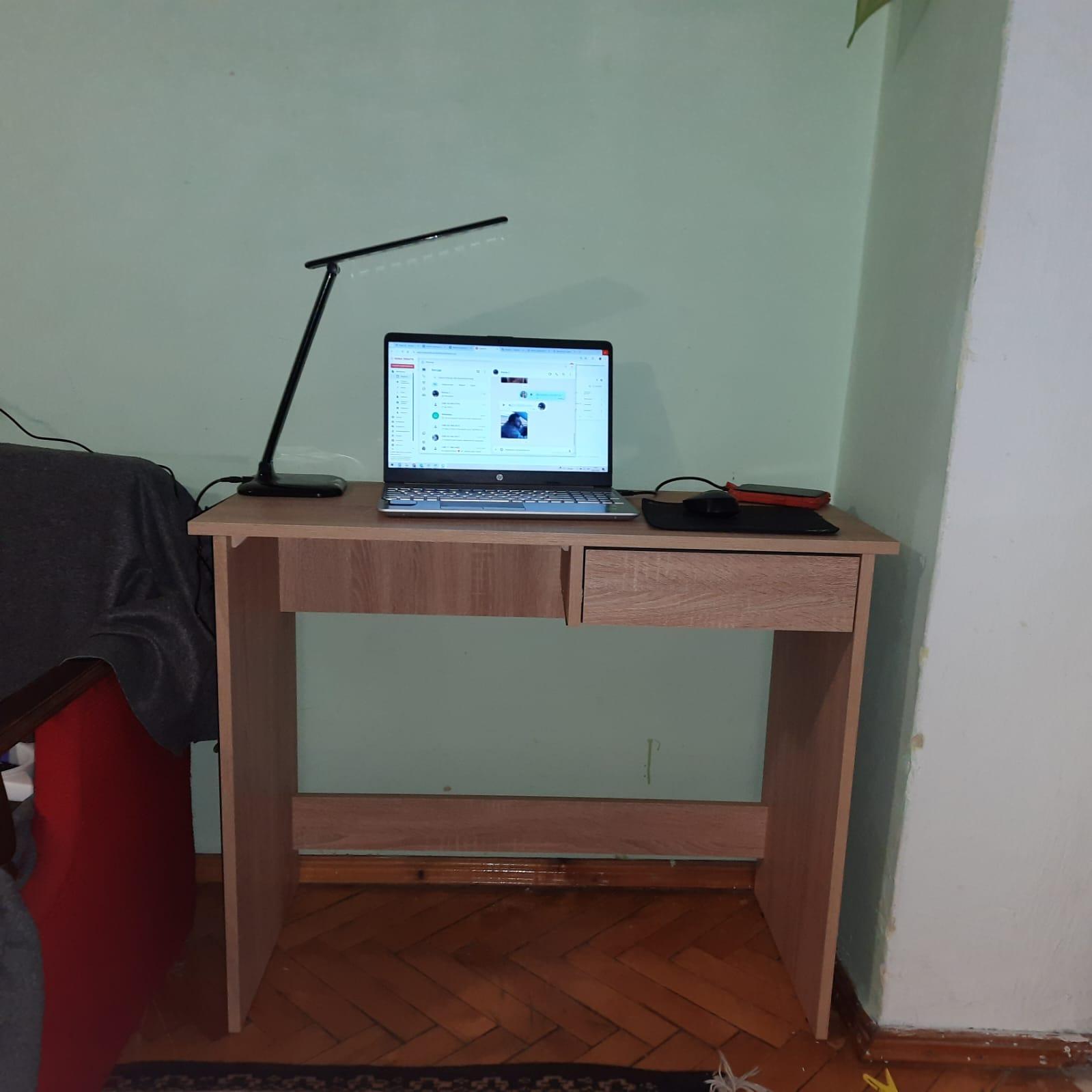 Стол письменный Грейд Нано 720х900х397 мм дуб сонома/дуб сонома в реальных условиях использования от покупателя Аліна.