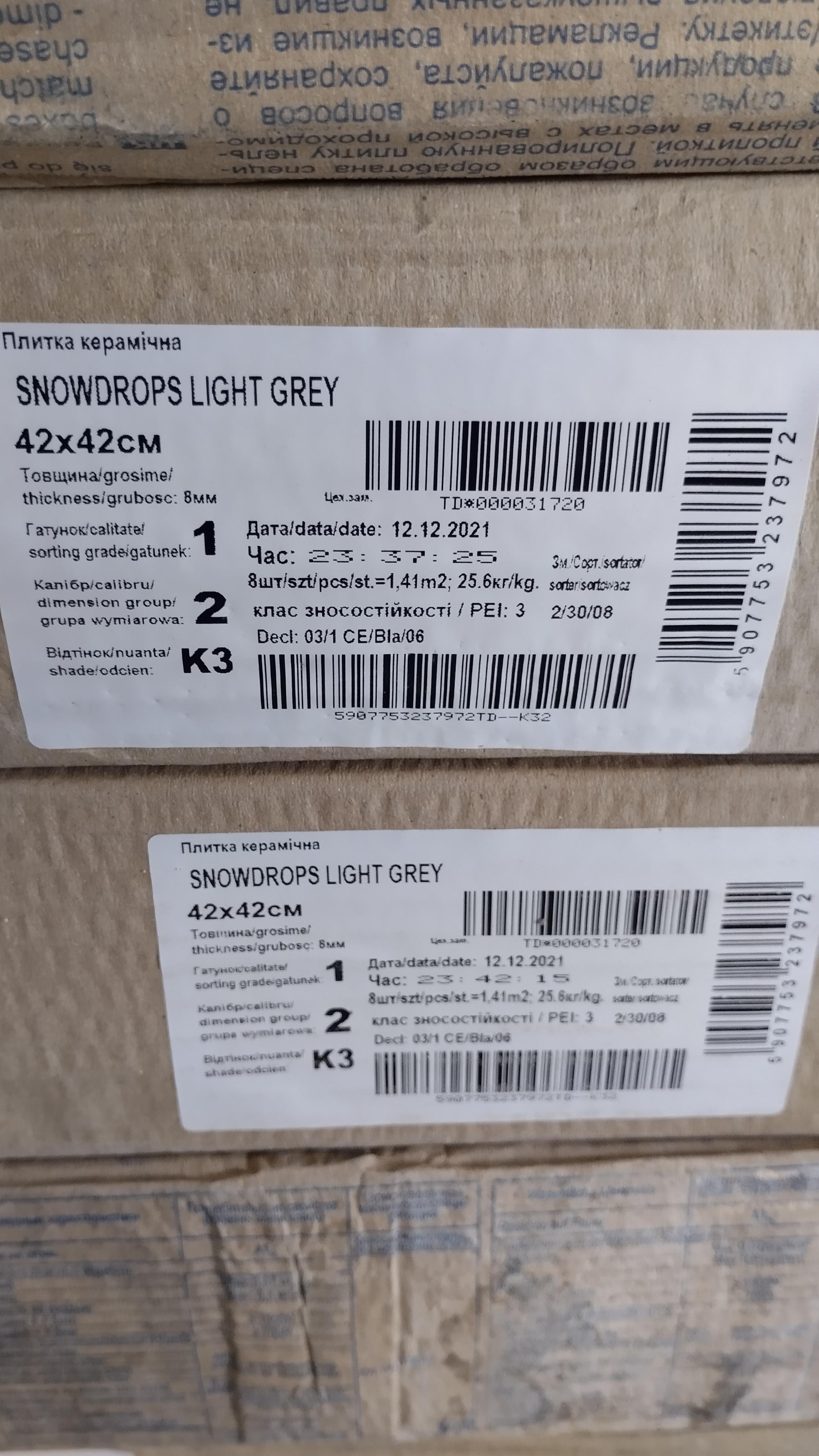 Плитка Cersanit Snowdrops light grey 42x42 см у реальних умовах використання від користувача Сергій.