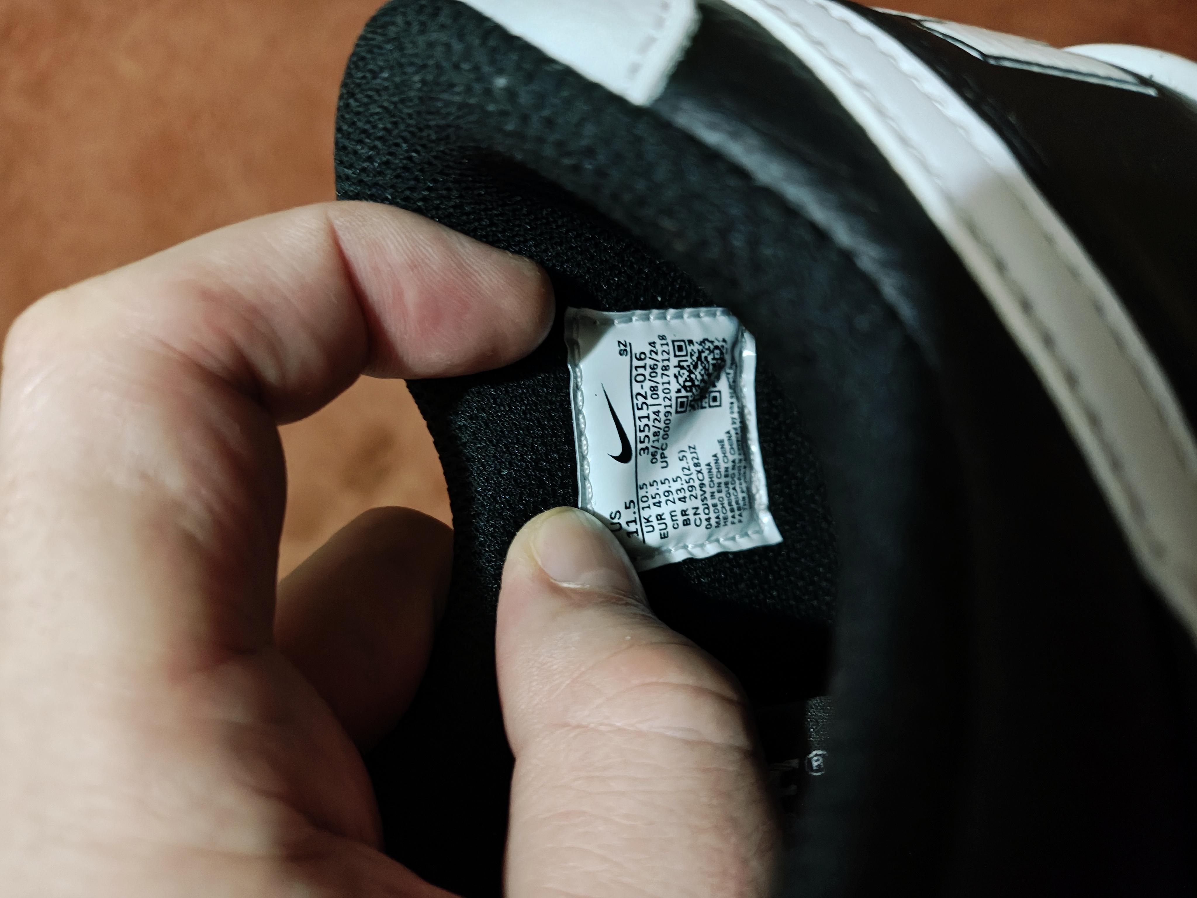 Кроссовки мужские демисезонные Nike BIG NIKE LOW 355152-016 р.44,5 черные в реальных условиях использования от покупателя Евгений.