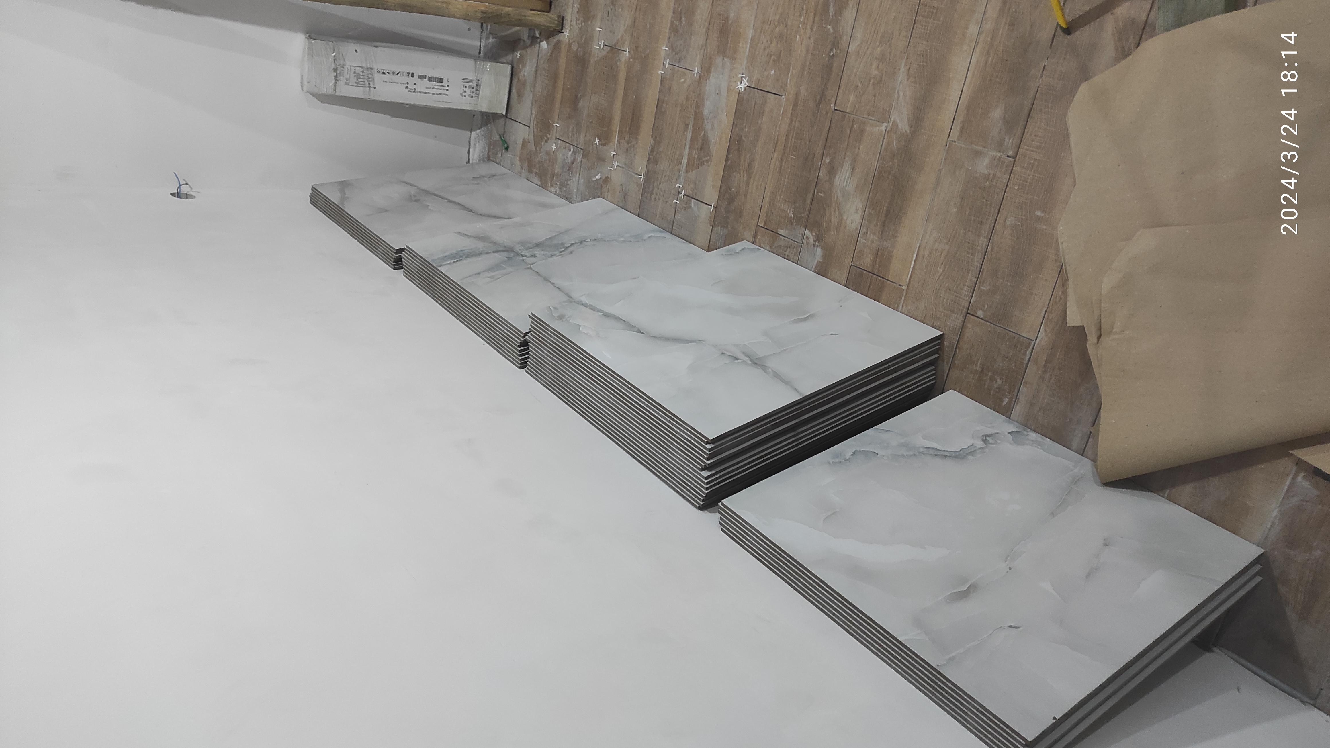 Плитка Italica Aquarius Onyx Grey 60x60 см в реальных условиях использования от пользователя Вадим.