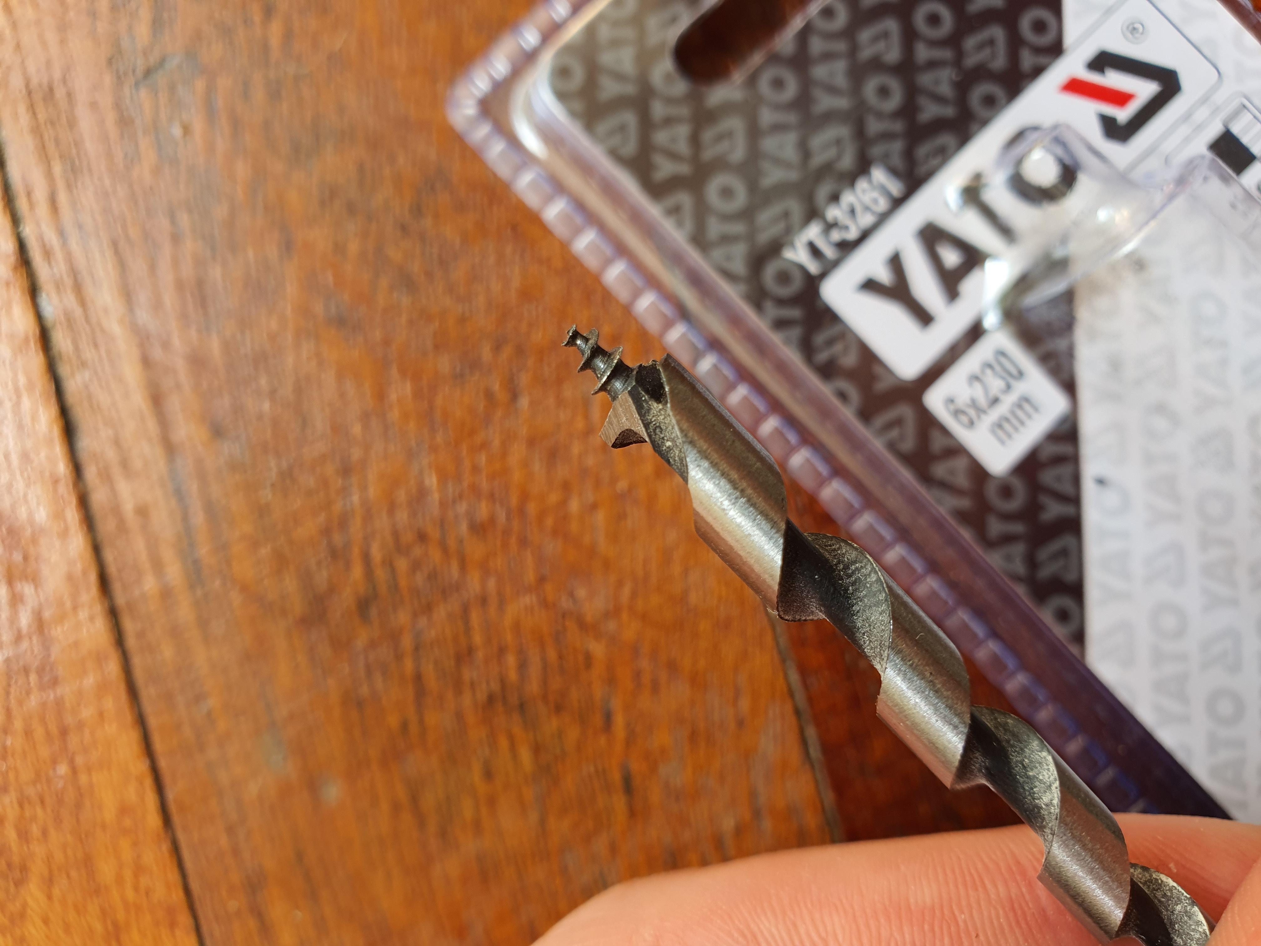 Сверло по дереву YATO 30 мм 1 шт. YT-3250 в реальных условиях использования от пользователя Володимир.