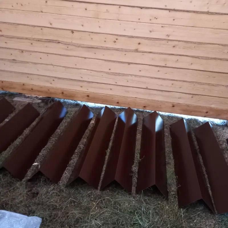 Фото: Конек кровельный матовый 140х140х2000 мм RAL7024 (6661768), отправлено покупателем ТКАЧ Конек кровельный матовый 140х140х2000 мм RAL7024 (6661768) в реальных условиях использования от покупателя ТКАЧ.