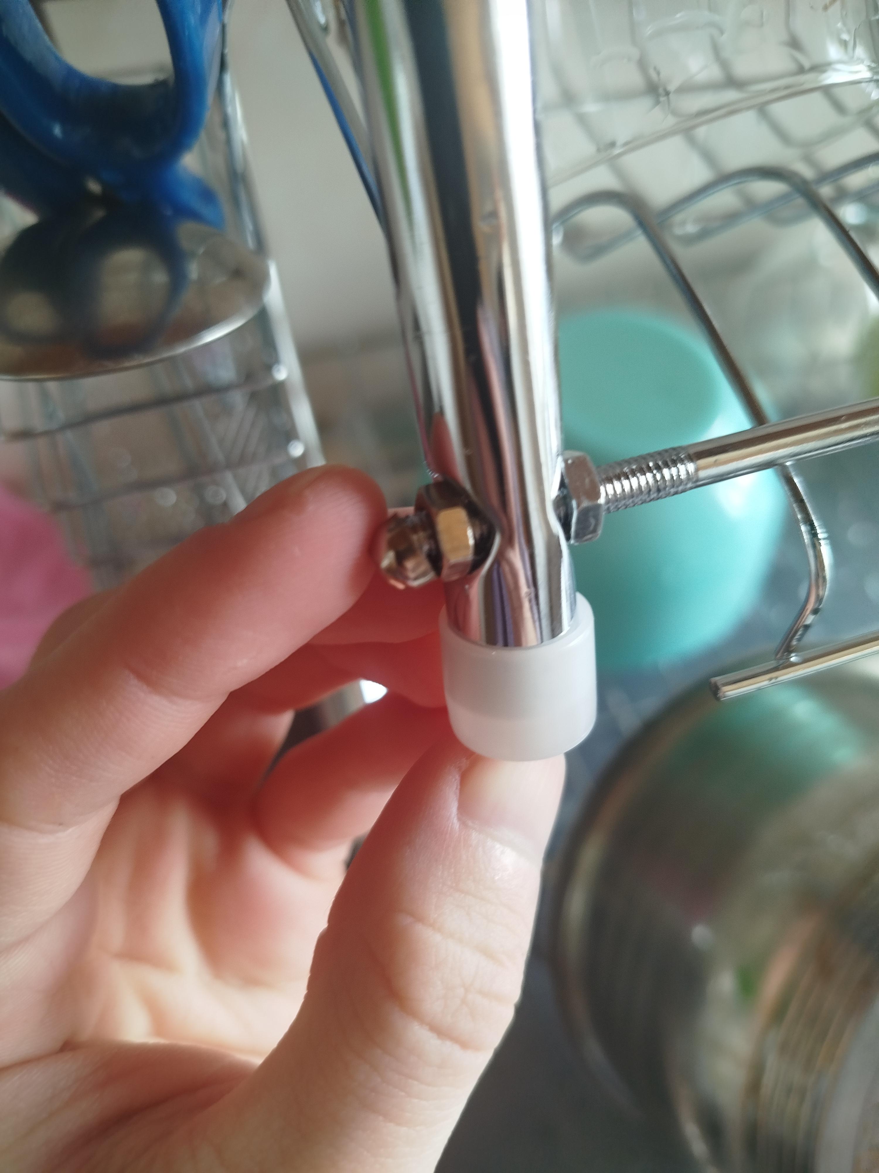 Сушилка для посуды Arino Tera Classic 435x385x255 мм двухуровневая настольная в реальных условиях использования от покупателя Михайло.