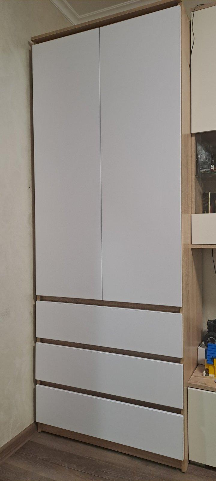 Шафа з полицями та шухлядами T-210 803х502х2117 мм Венге темний у реальних умовах використання від користувача Василь.