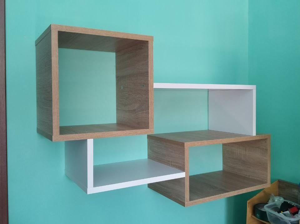 Полка Грейд Микс Премиум 850x850x550 мм дуб сонома/нимфея альба в реальных условиях использования от покупателя Ірина.