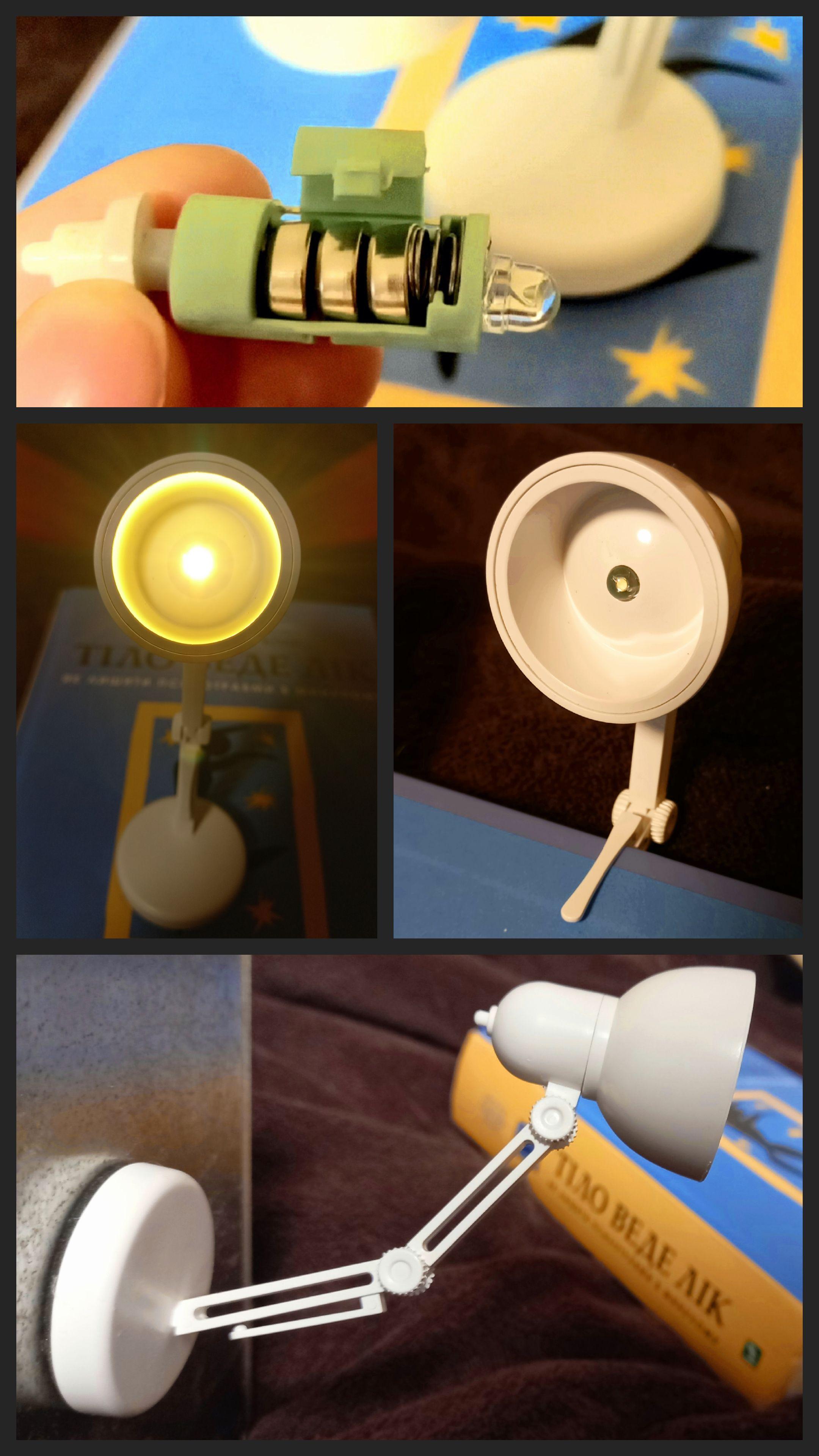 Лампа мини для чтения книг с креплением Белый в реальных условиях использования от покупателя Наталя.