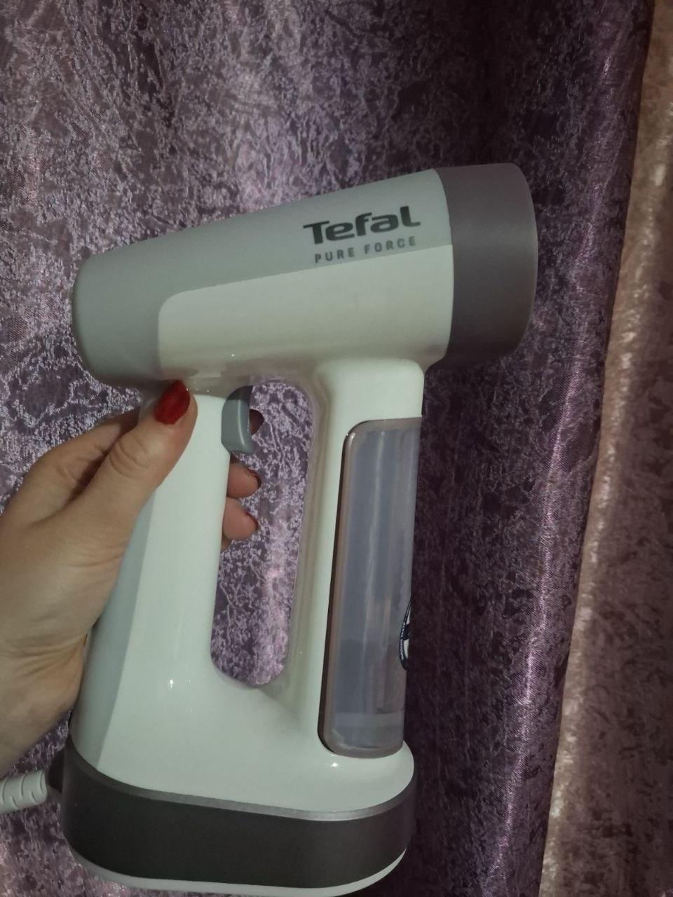 Фото: Отпариватель ручной Tefal Pure Force 2в1 DT8720E0, отправлено пользователем Ірина Яцюк Отпариватель ручной Tefal Pure Force 2в1 DT8720E0 в реальных условиях использования от пользователя Ірина Яцюк.