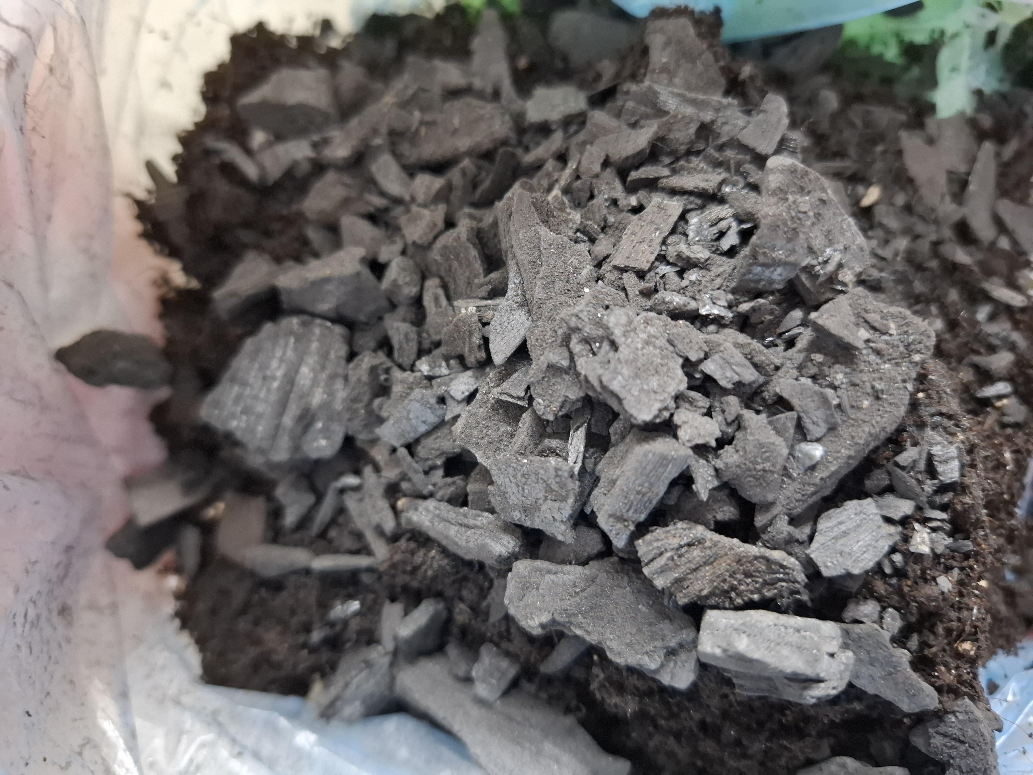 Уголь древесный Elsa 1 л в реальных условиях использования от покупателя Вікторія.