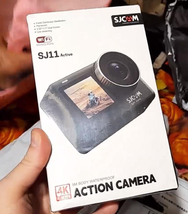 Экшн-камера SJCAM SJ11 Active black (6972476162398) в реальных условиях использования от пользователя Максим.