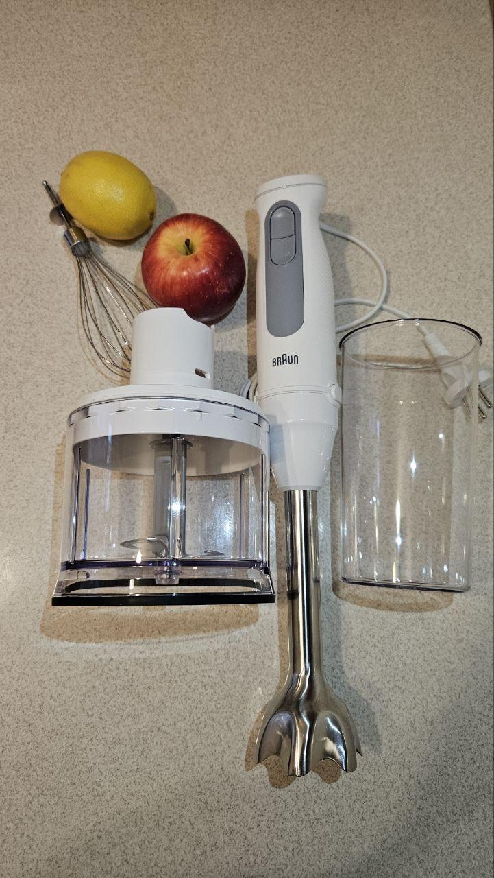 Блендер ручной Braun MQ50236MWH MultiQuick 5 в реальных условиях использования от покупателя Геннадій.