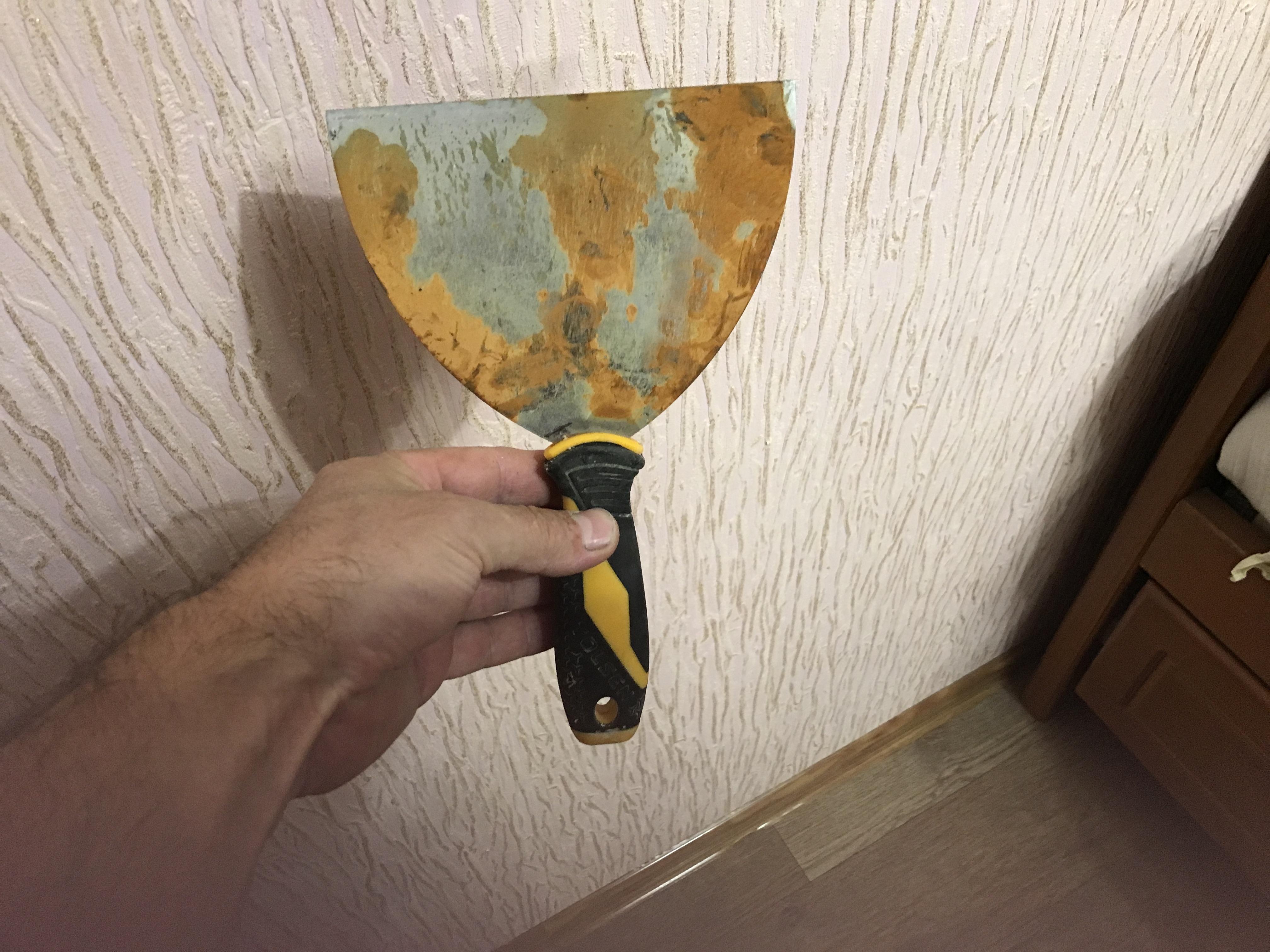 Шпатель 150 мм малярний Tolsen 40018 у реальних умовах використання від користувача Олег.