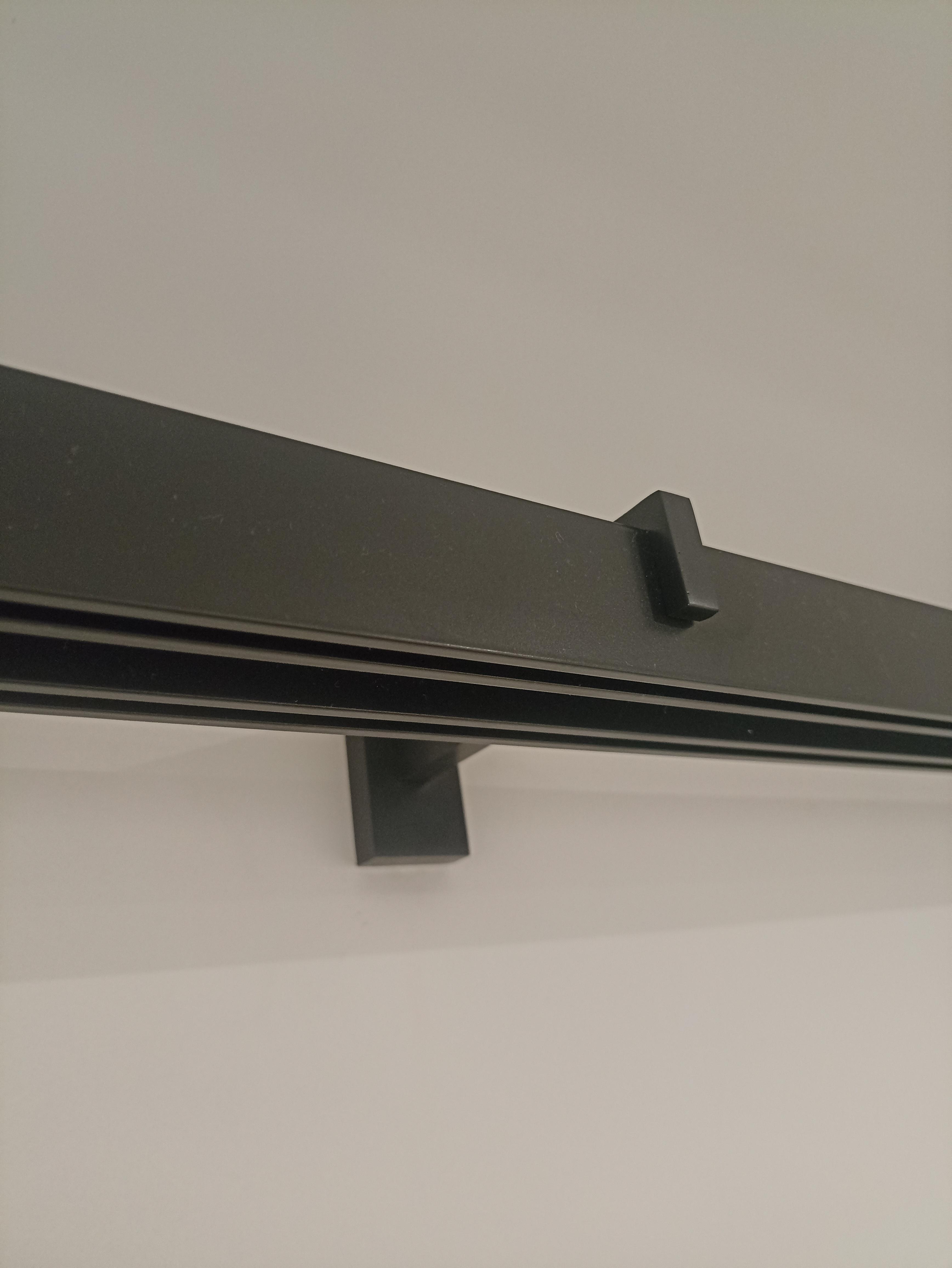 Карниз Quadrum Square line двойная заглушка кронштейн 9-12 см 180 см Белый в реальных условиях использования от покупателя Ярослав.