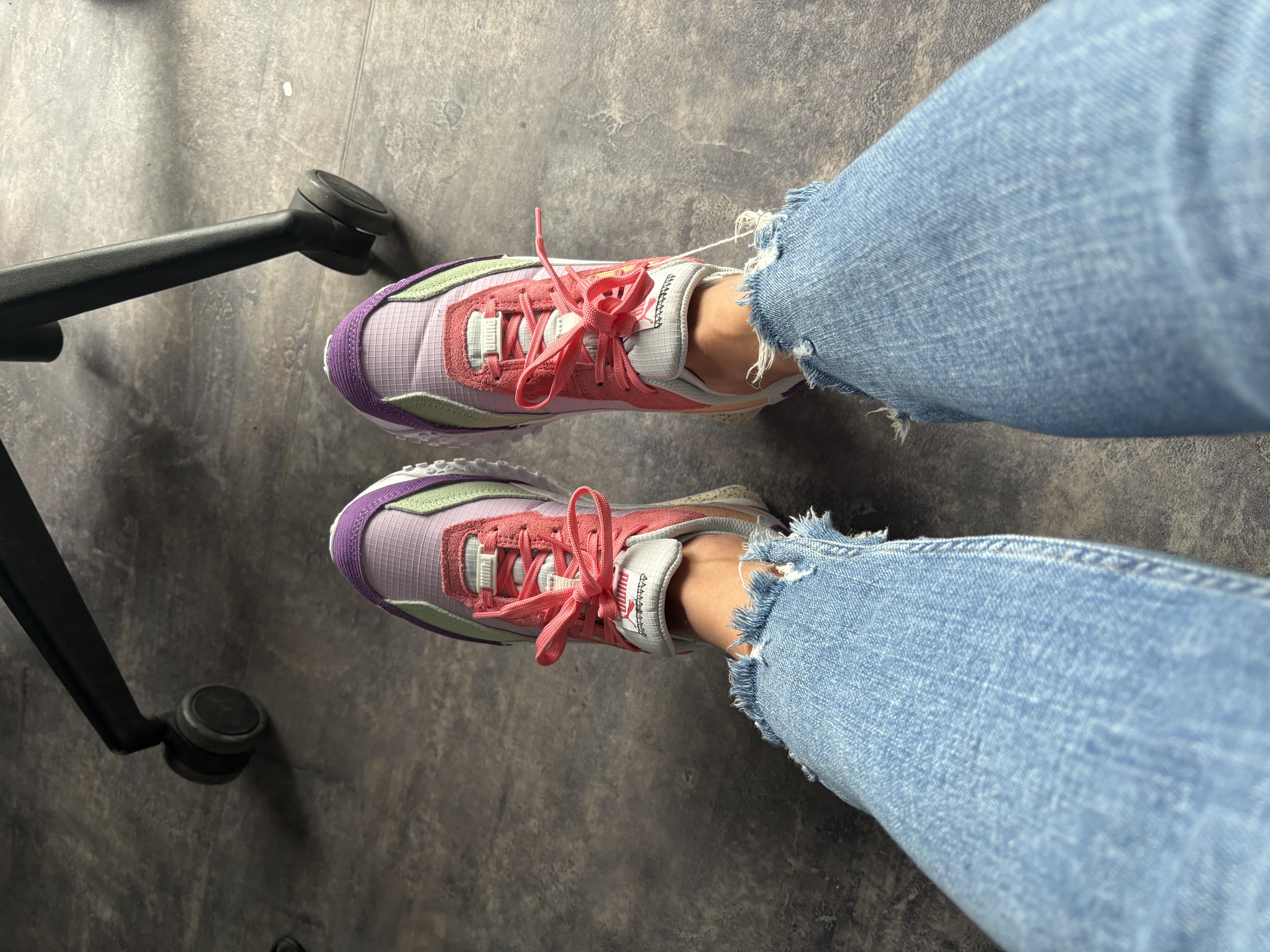 Кроссовки женские Puma BLKTOP RIDER MULTICOLOR 39590706 р.38 разноцветные в реальных условиях использования от покупателя Катерина.