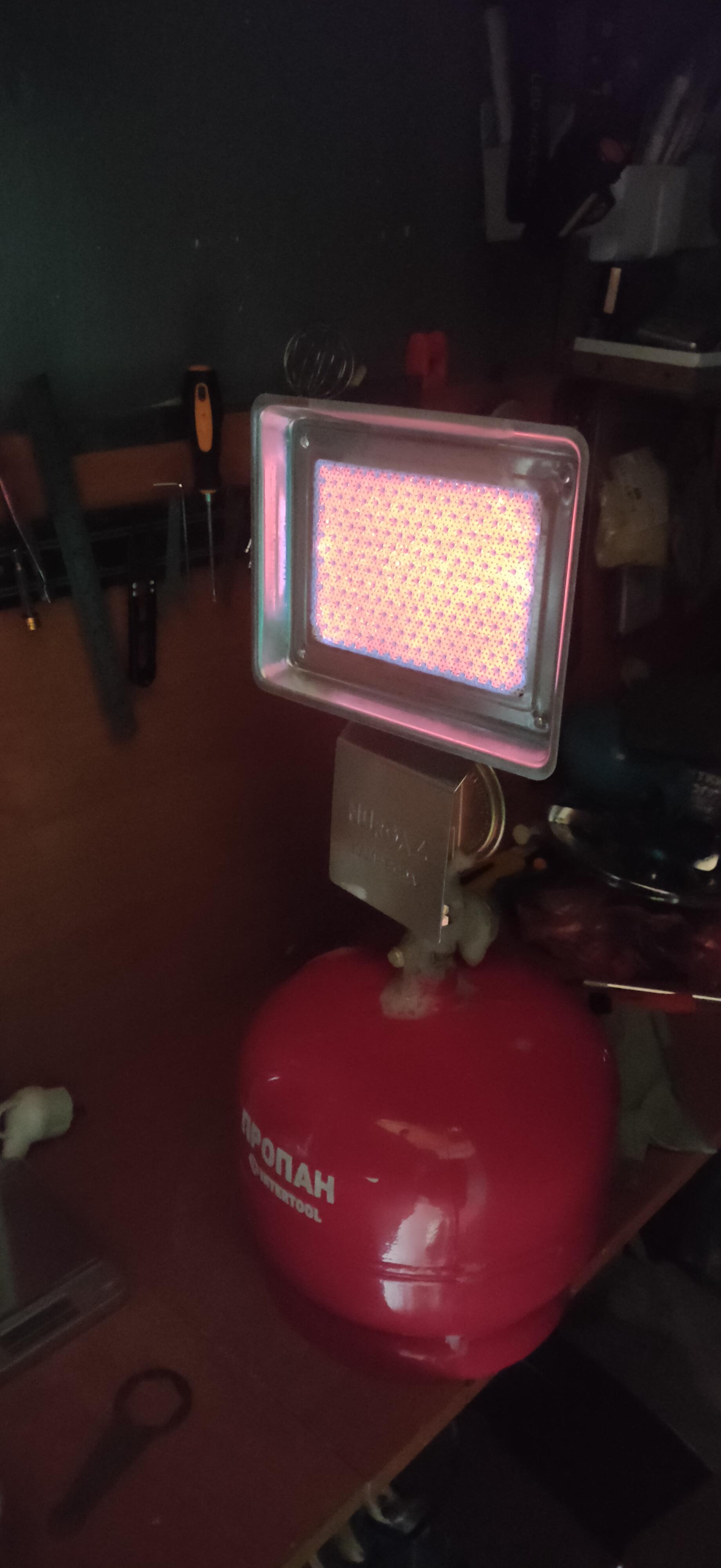 Обогреватель Nurgaz NG-309 инфракрасный газовый в реальных условиях использования от покупателя Игорь.