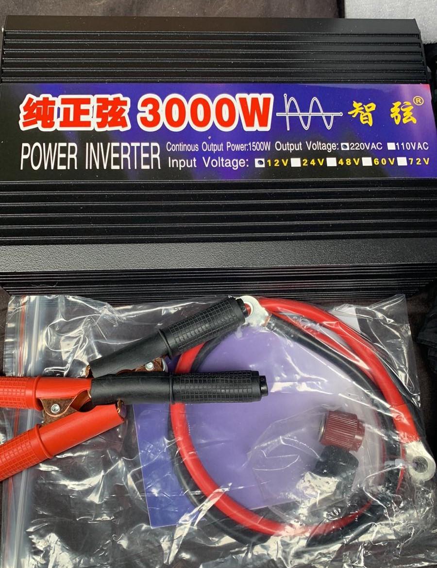 Инвертор с чистым синусом 3000 Вт 12-220 В в реальных условиях использования от пользователя Ден.