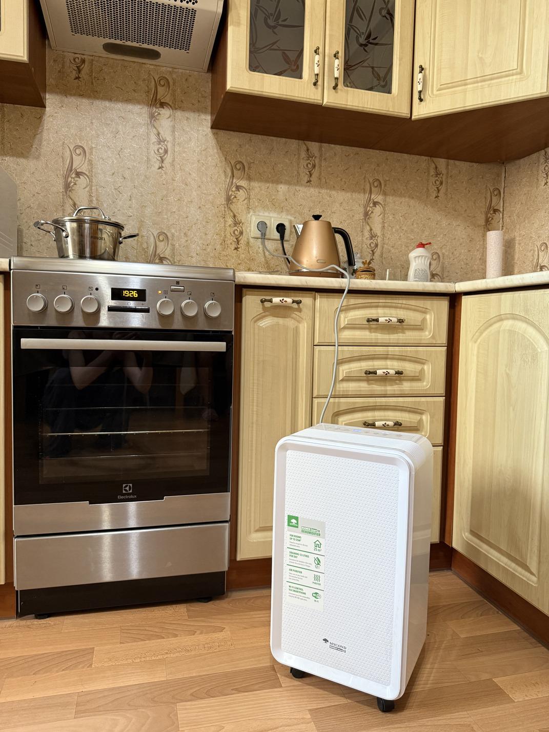 Фото: Осушитель воздуха Mycond Roomer Smart 12, отправлено пользователем Роман Осушитель воздуха Mycond Roomer Smart 12 в реальных условиях использования от пользователя Роман.