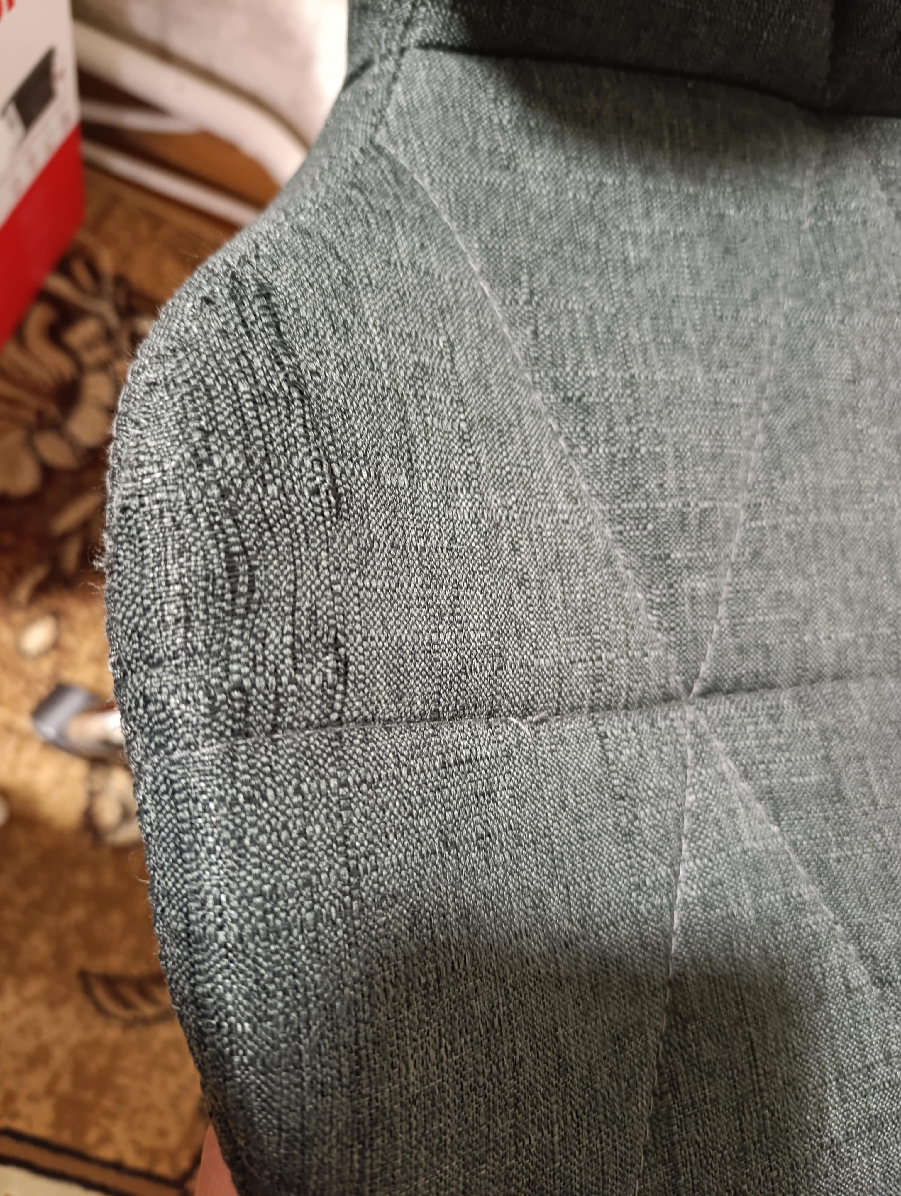 Кресло Hommex Margo Dark Grey fabric H-245 серый графит в реальных условиях использования от покупателя Руденко.