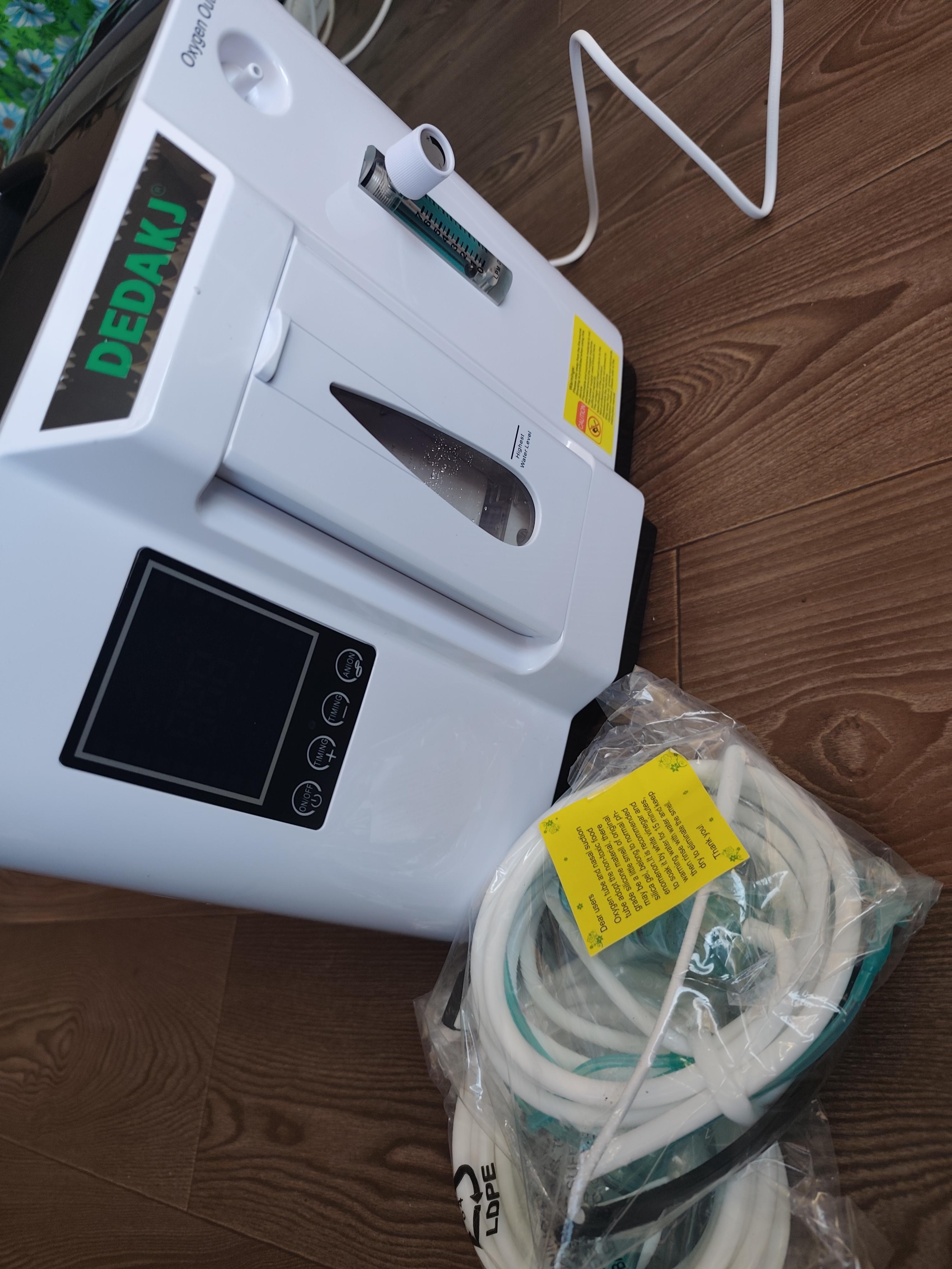 Кислородный концентратор DEDAKJ DE-1А на 7 литров в реальных условиях использования от покупателя Тетяна.