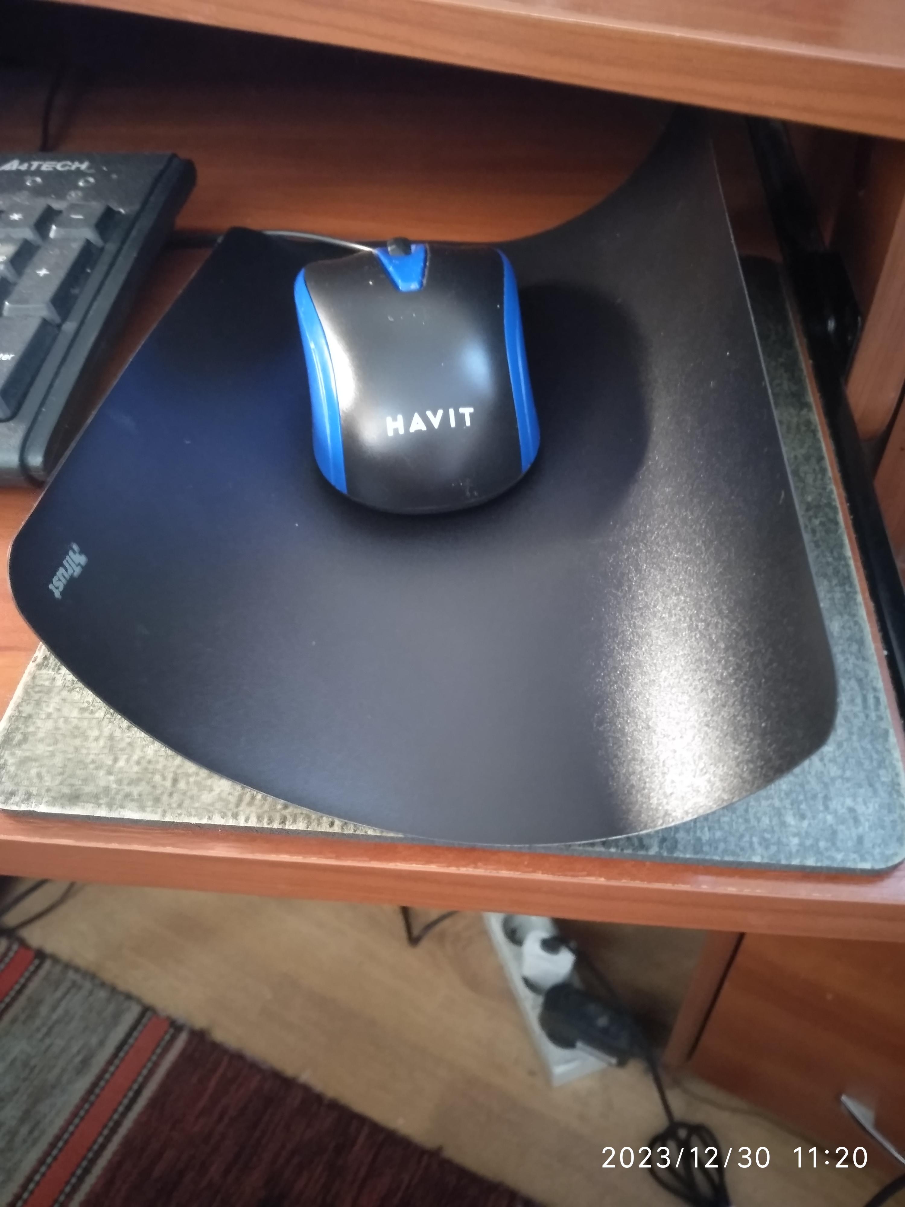 Коврик для мышки Trust Ziva Mouse Pad (21965) в реальных условиях использования от покупателя Владимир.