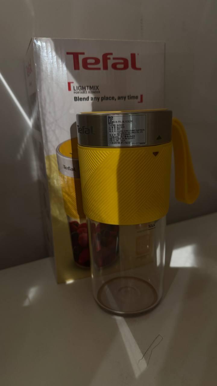 Блендер портативный Tefal LightMix BL1C0230 в реальных условиях использования от пользователя Ірина Павлюк.