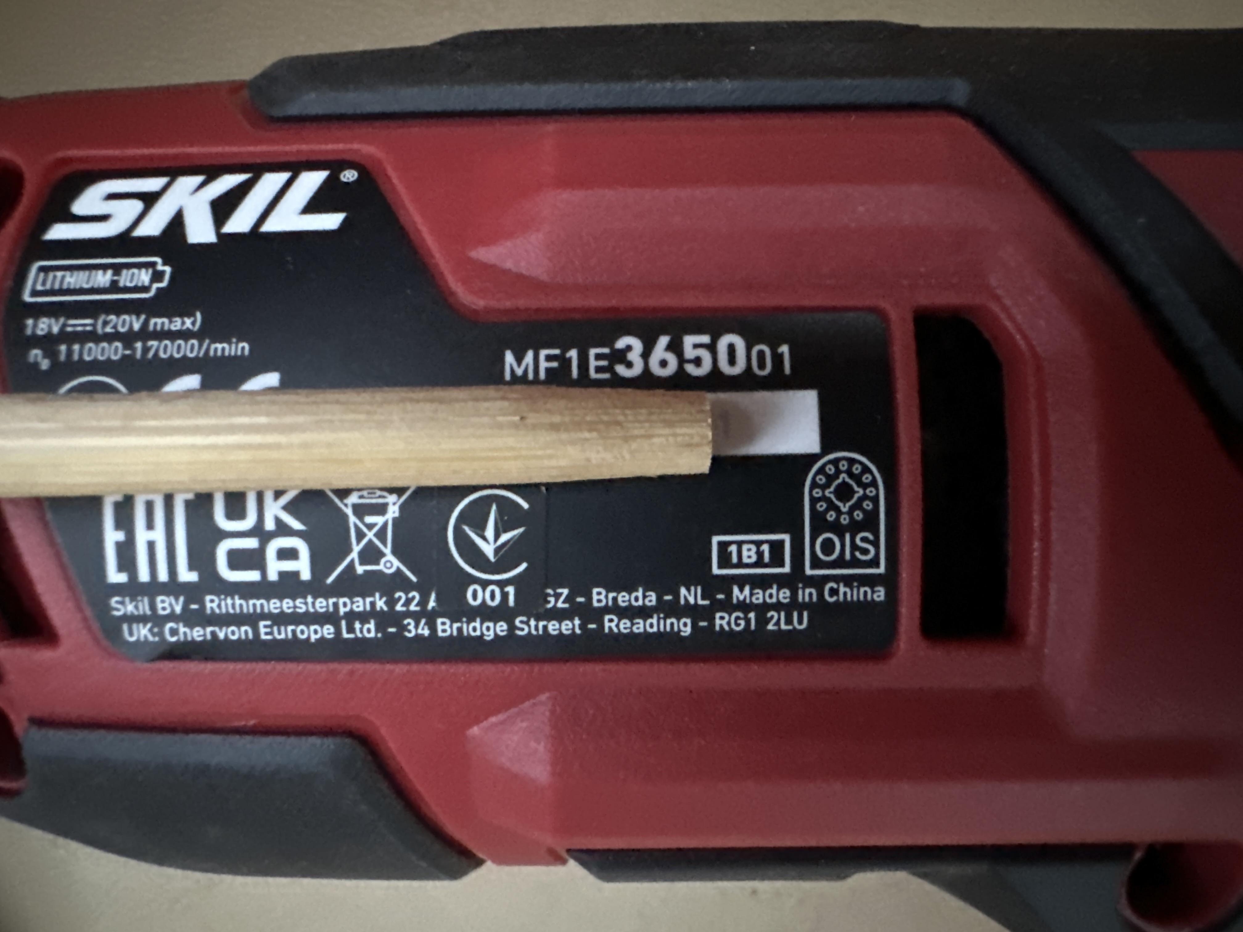Многофункциональный инструмент SKIL MF1E3650CB в реальных условиях использования от пользователя Вадим.