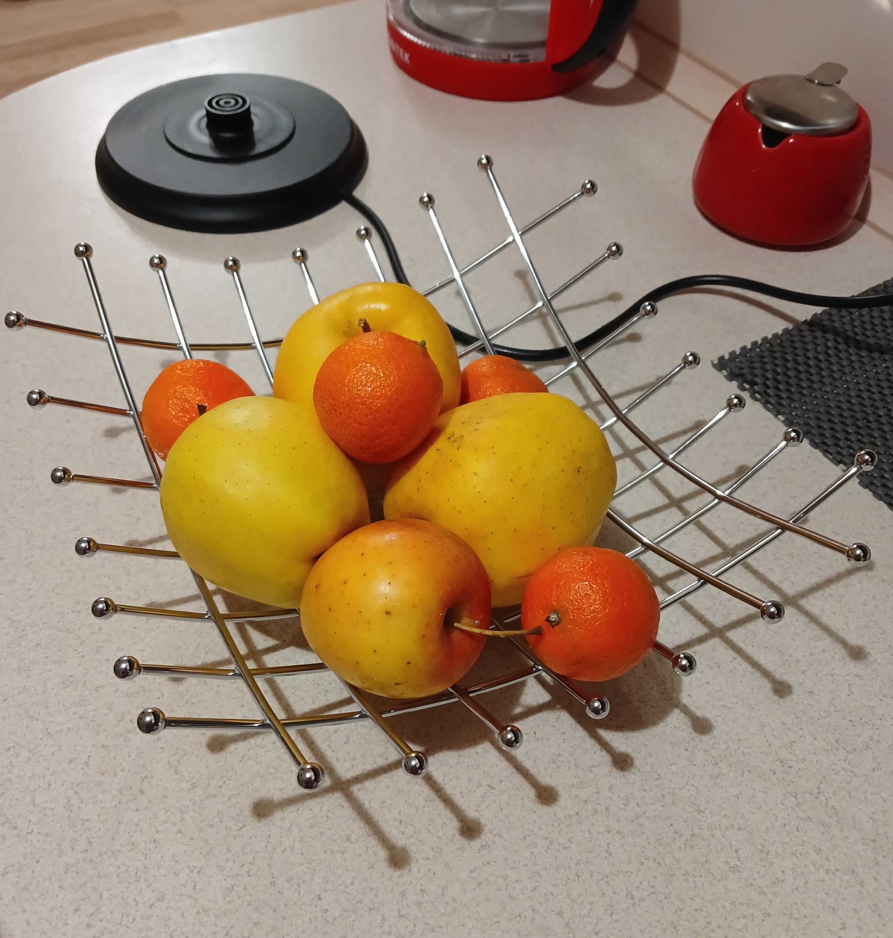 Фруктовница Arino Perline 48973 в реальных условиях использования от покупателя Олена.