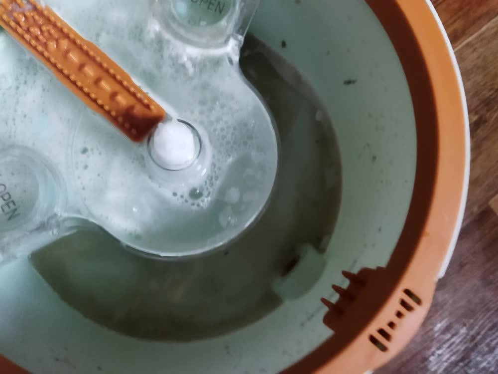 Фото: Швабра с ведром CoolMop Panda CW003 (18024707), отправлено покупателем Ольга Швабра с ведром CoolMop Panda CW003 (18024707) в реальных условиях использования от покупателя Ольга.