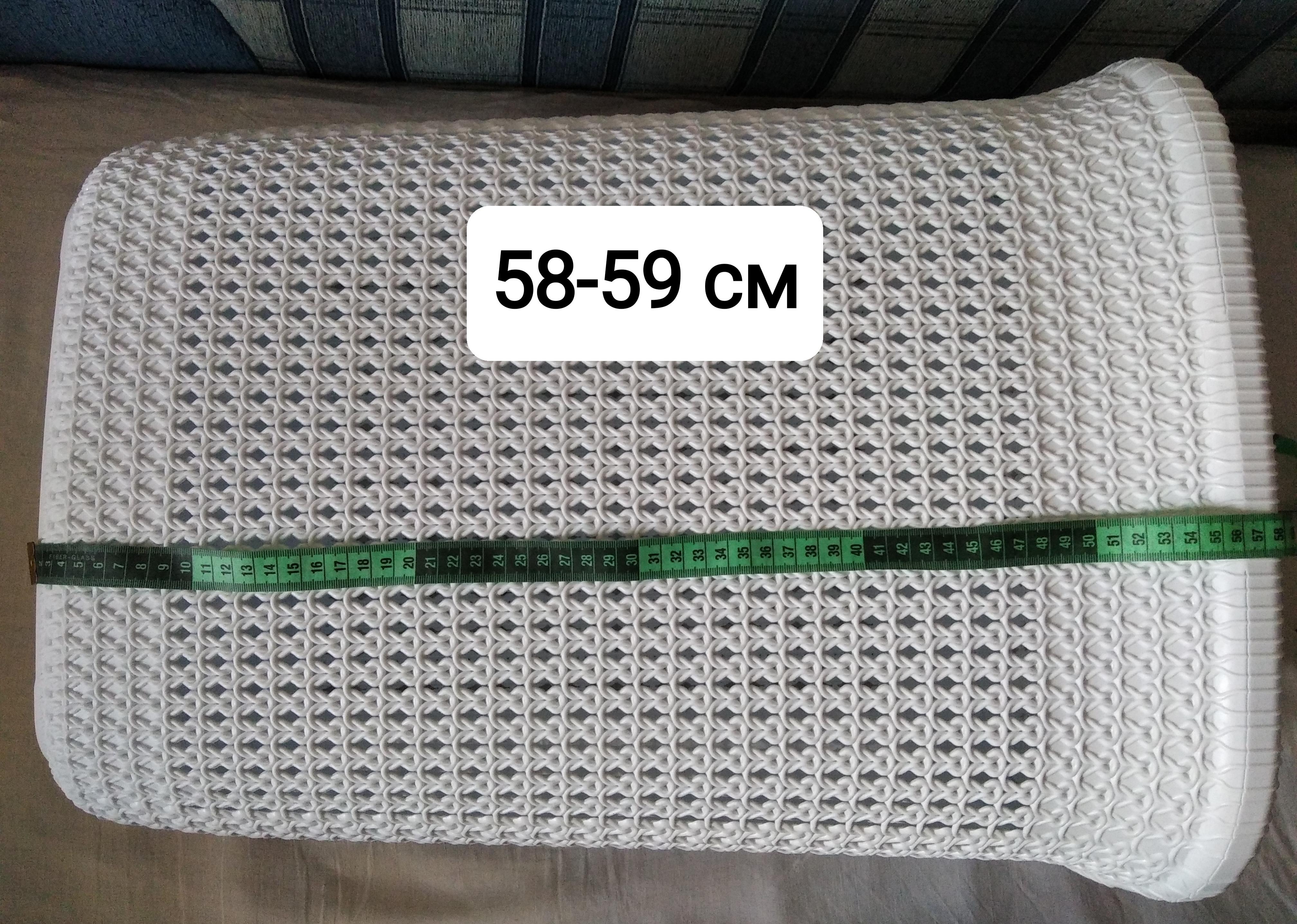 Корзина для белья RIO KNIT 439х357х583 мм 65 л белый в реальных условиях использования от пользователя Марія.