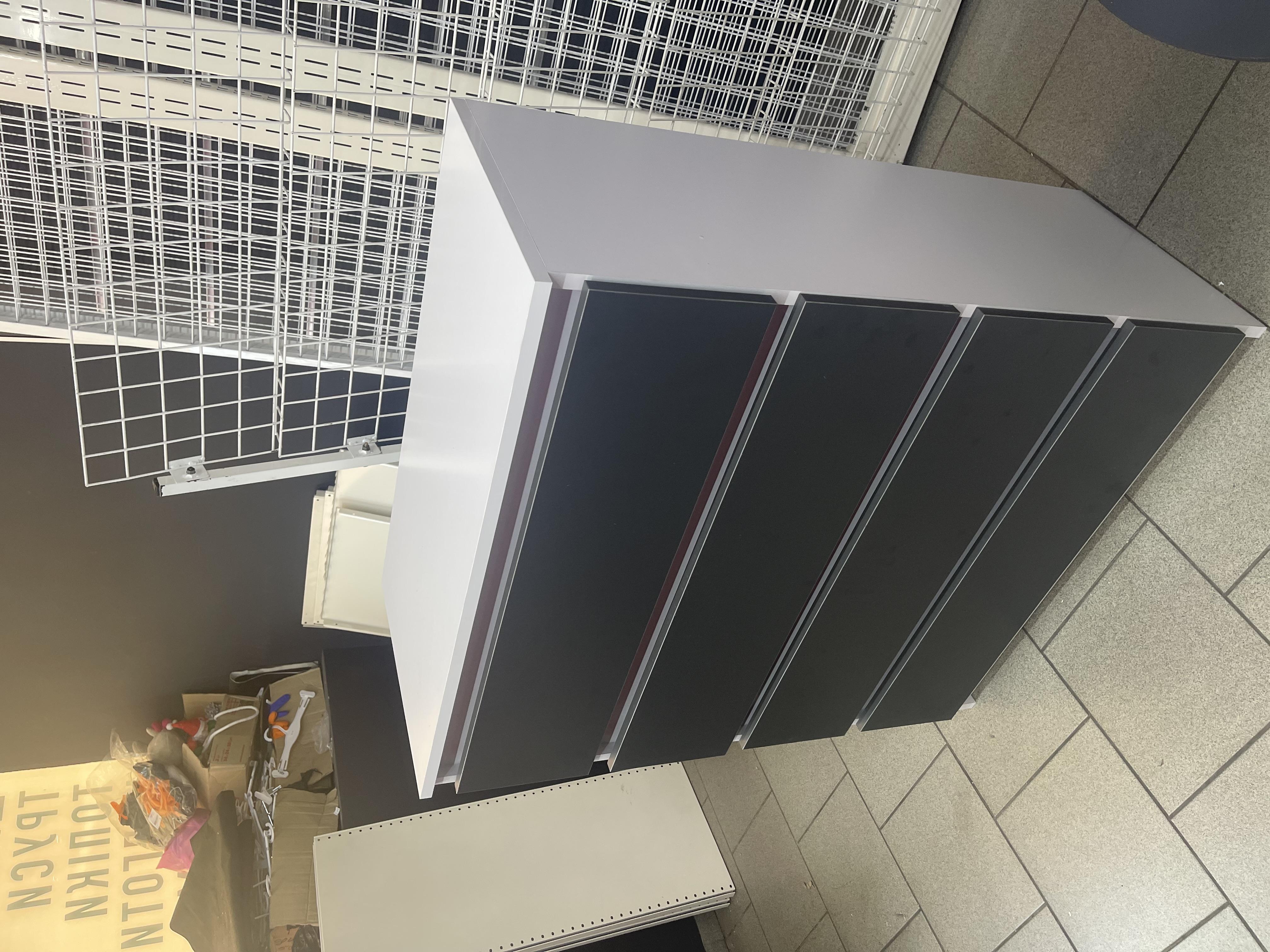 Комод на 4 ящика без ручек FT-215 800х400х1000 мм Венге Магия/Белый в реальных условиях использования от покупателя Олімська Олена.