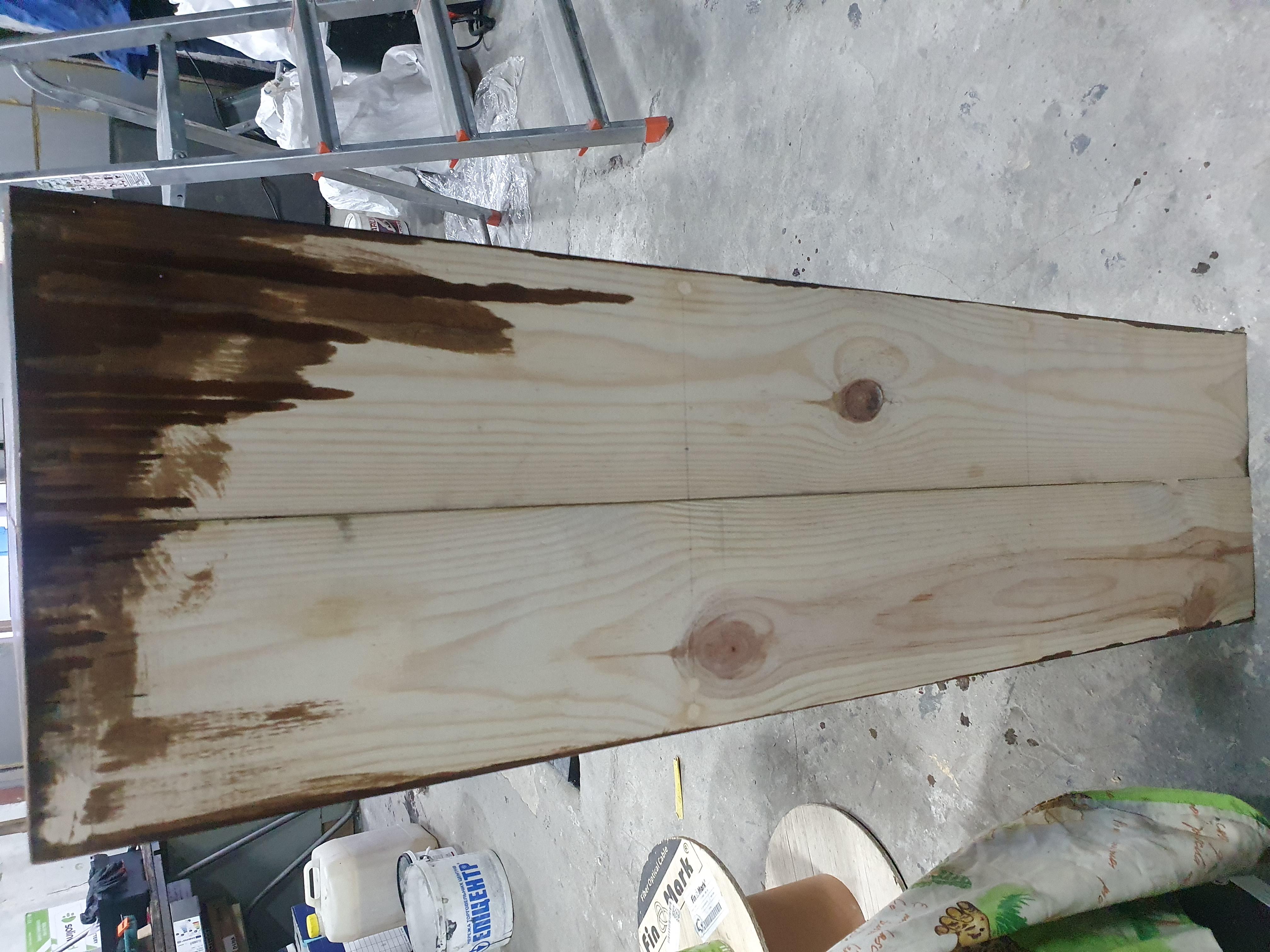 Краска-лазурь Helios Bori Thin-Layer Woodstain тонкослойная 4 орех шелковистый мат 0,75 л в реальных условиях использования от пользователя Микола.