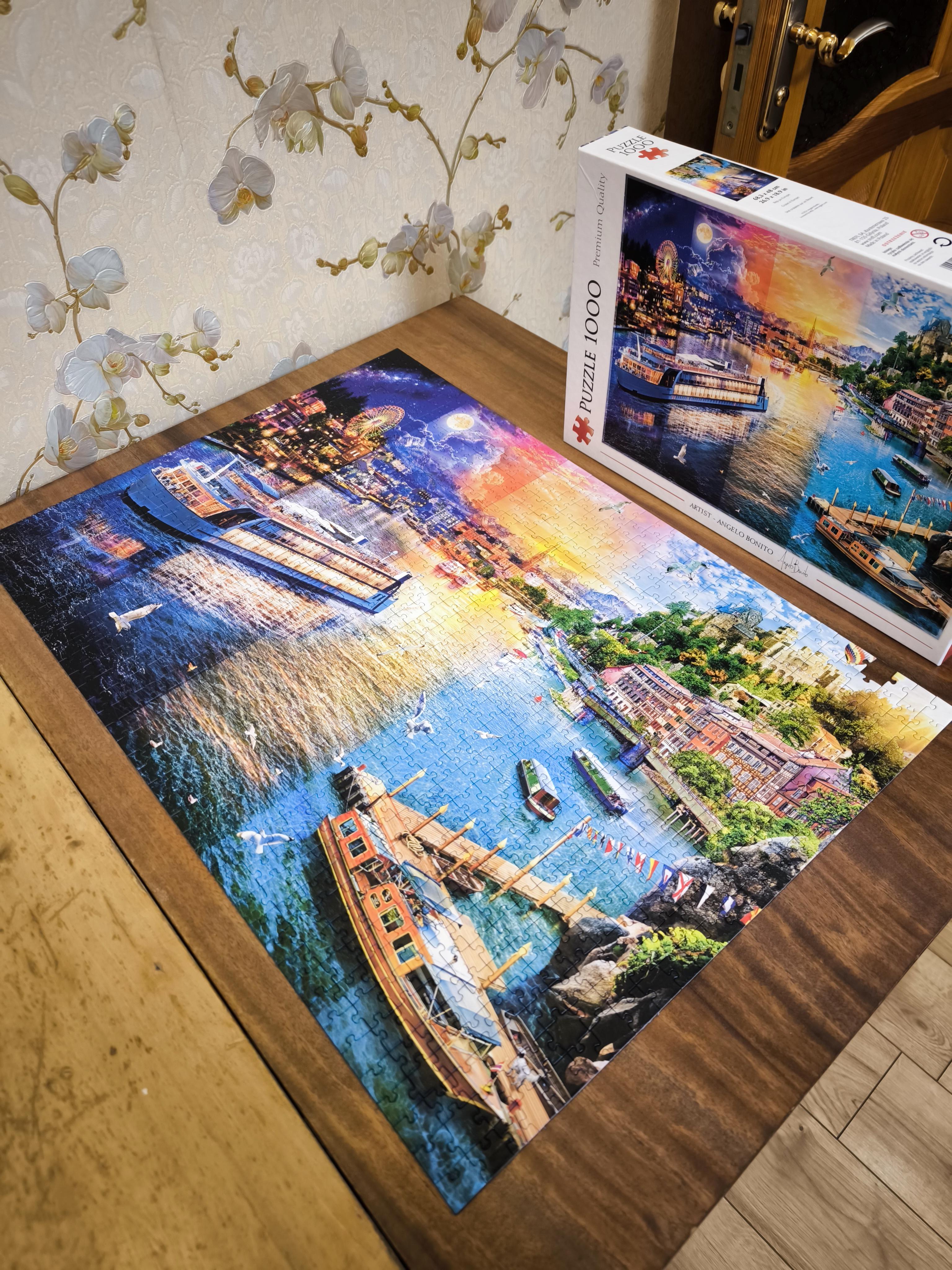 Пазл Trefl Речной круиз 10860 в реальных условиях использования от пользователя Анастасія.