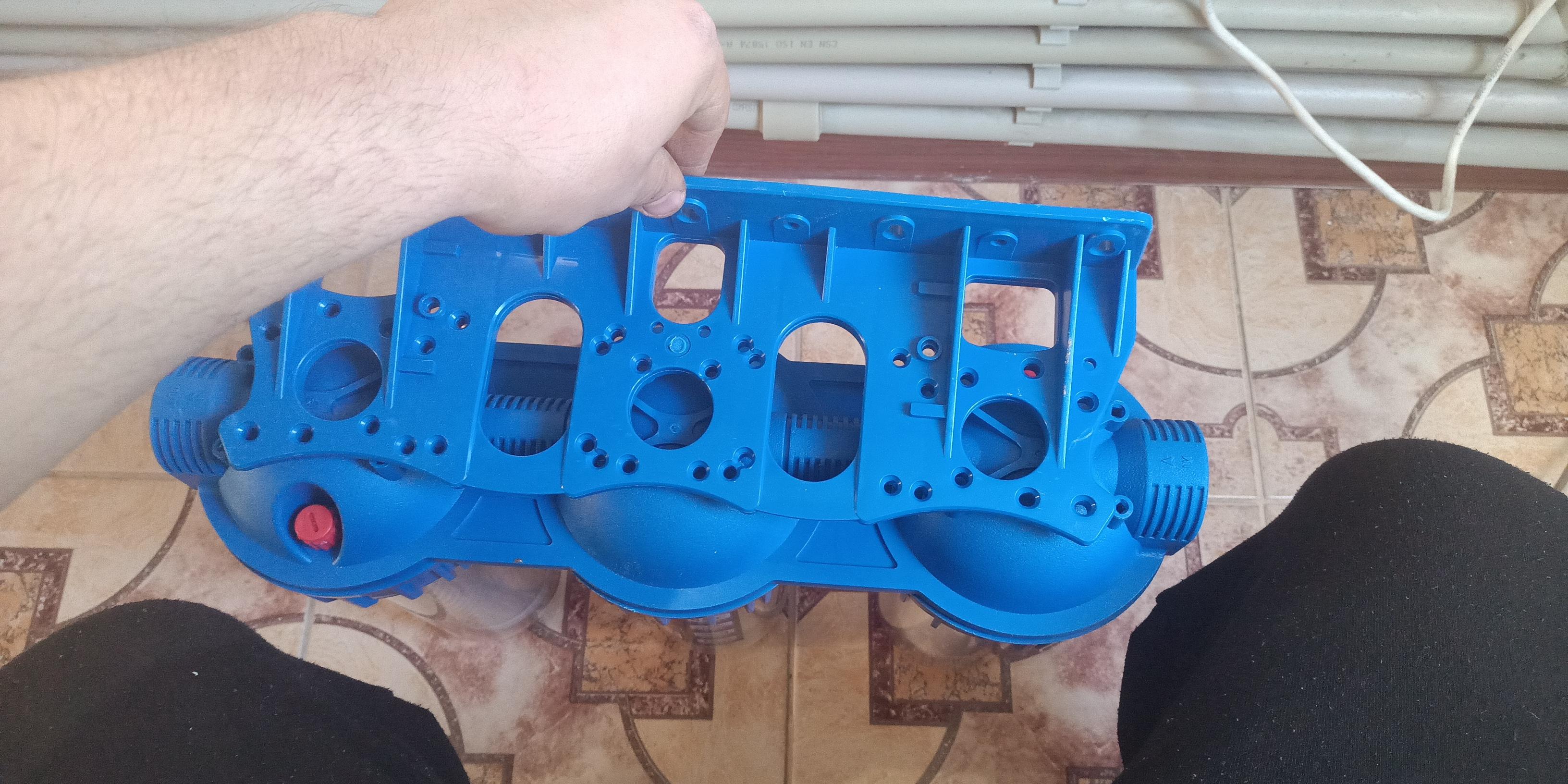 Фильтр магистральный Aquastrong MP3-10310 3 колбы 10" 3P 1" в реальных условиях использования от покупателя Ілля.