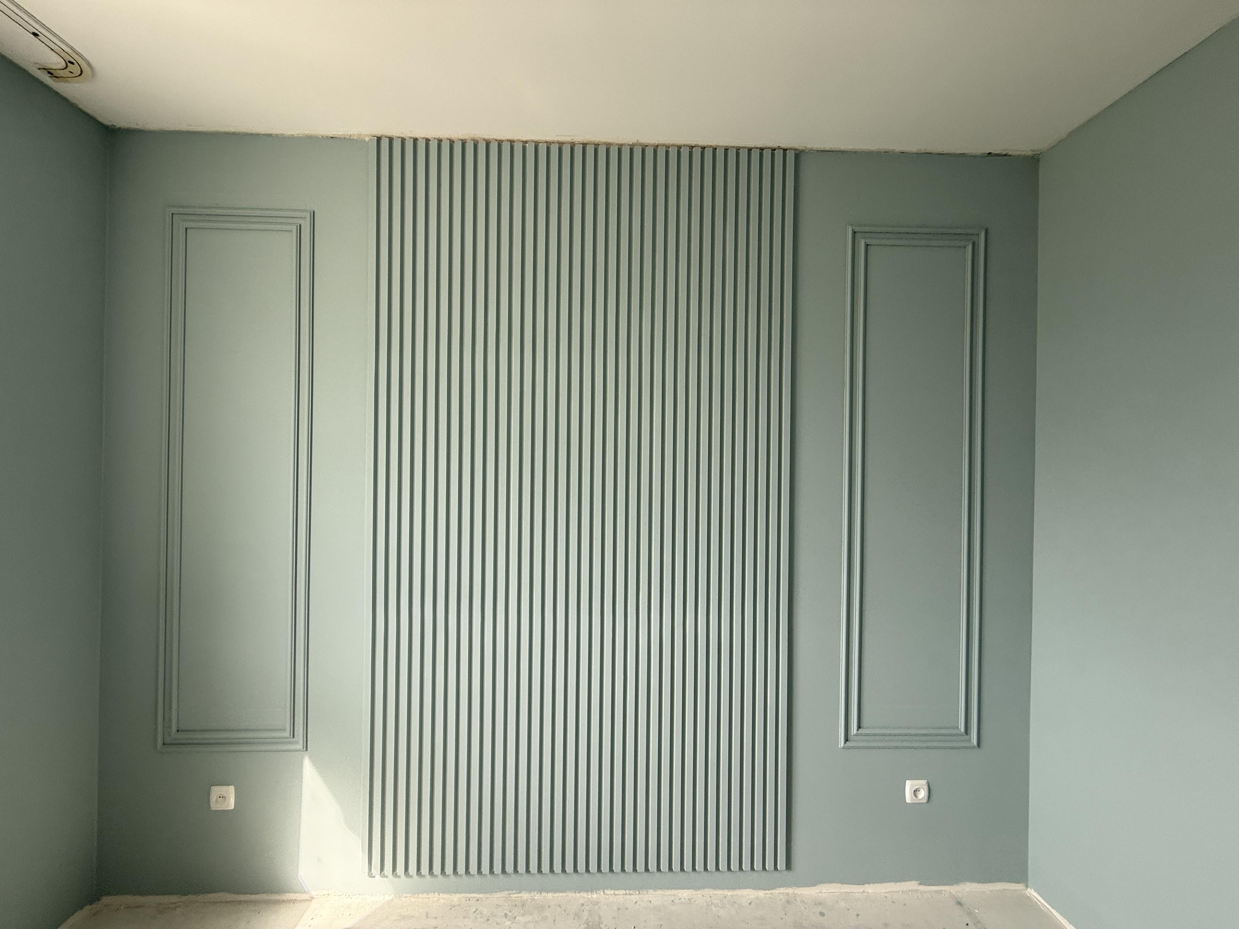 Фото: Гипсовая 3D-панель DecoWalls Long Lines, отправлено покупателем Алла Гипсовая 3D-панель DecoWalls Long Lines в реальных условиях использования от покупателя Алла.