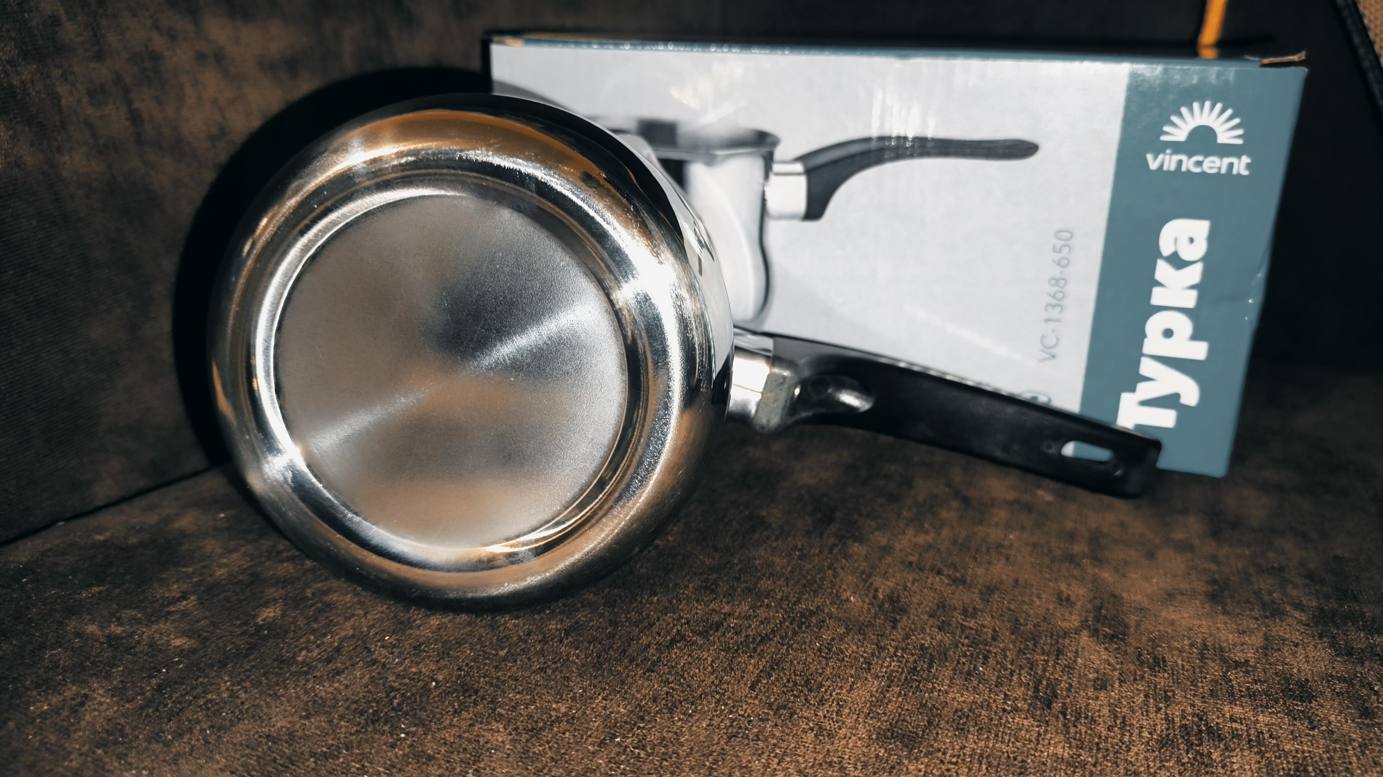 Турка Vincent 650 мл VC-1368-650 в реальных условиях использования от покупателя Mike.