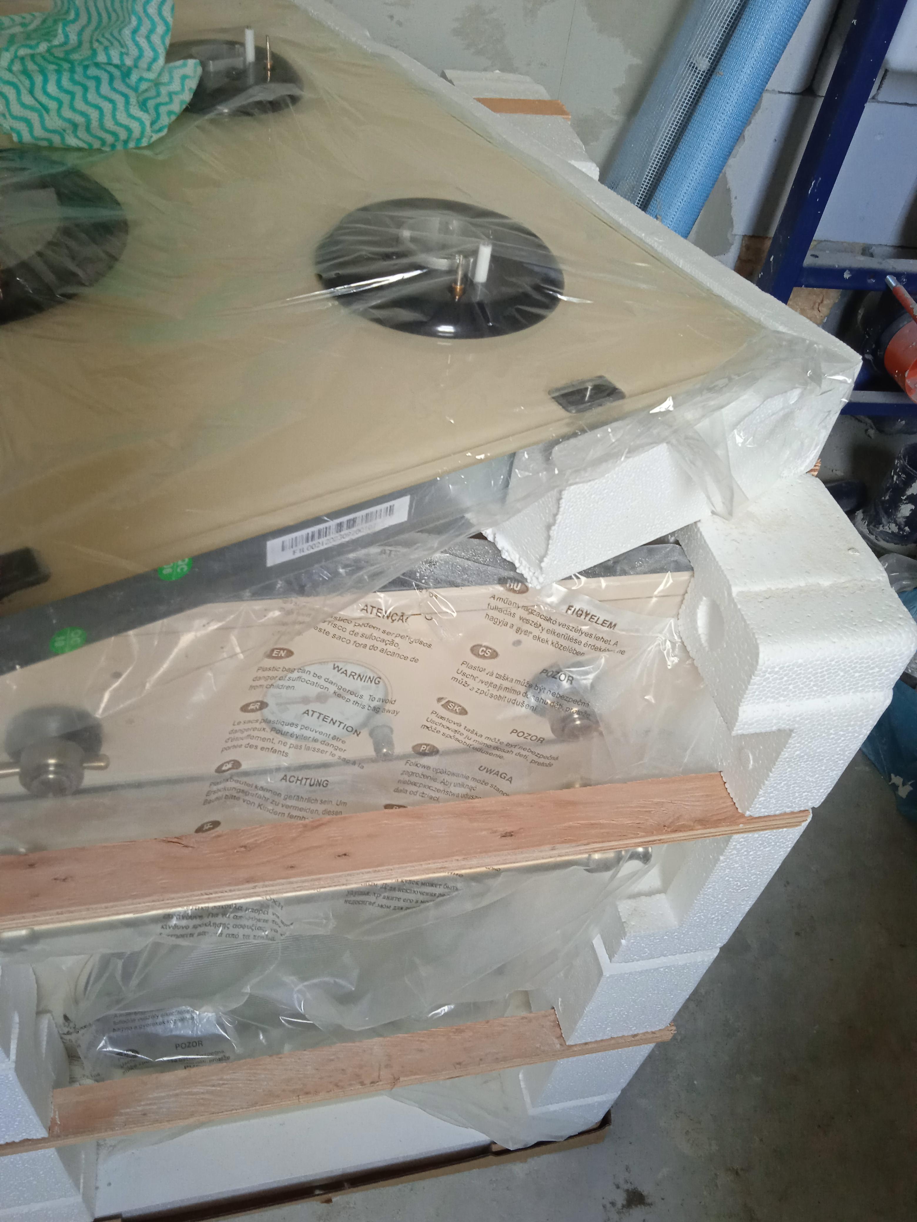 Варильна поверхня газова Luxor RG 455 Rustik Champagne KUP з круглої підставкою для WOK у реальних умовах використання від покупця Валентина.