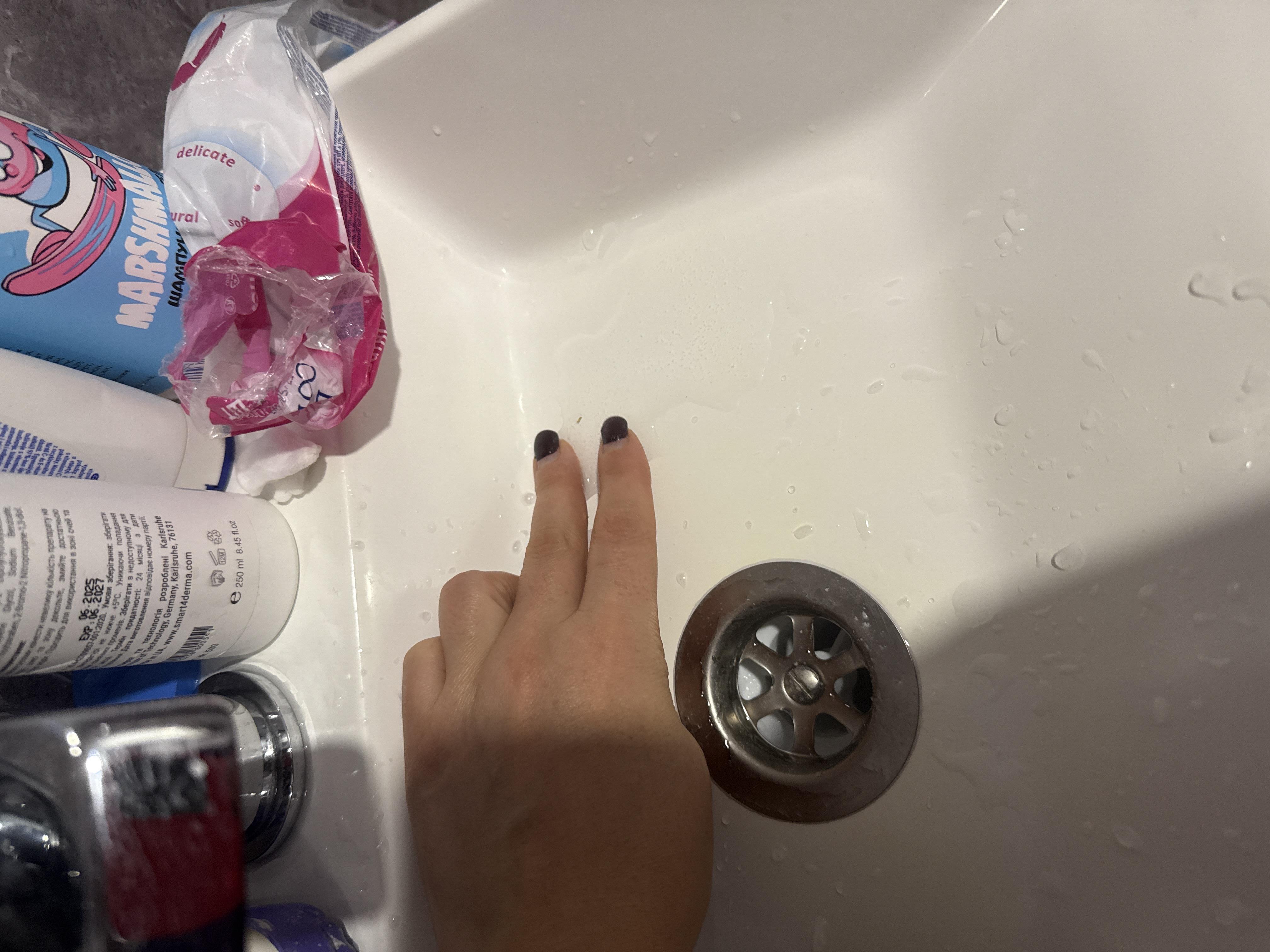 Умывальник подвесной Status Mirage Black (587) в реальных условиях использования от покупателя Щербина.