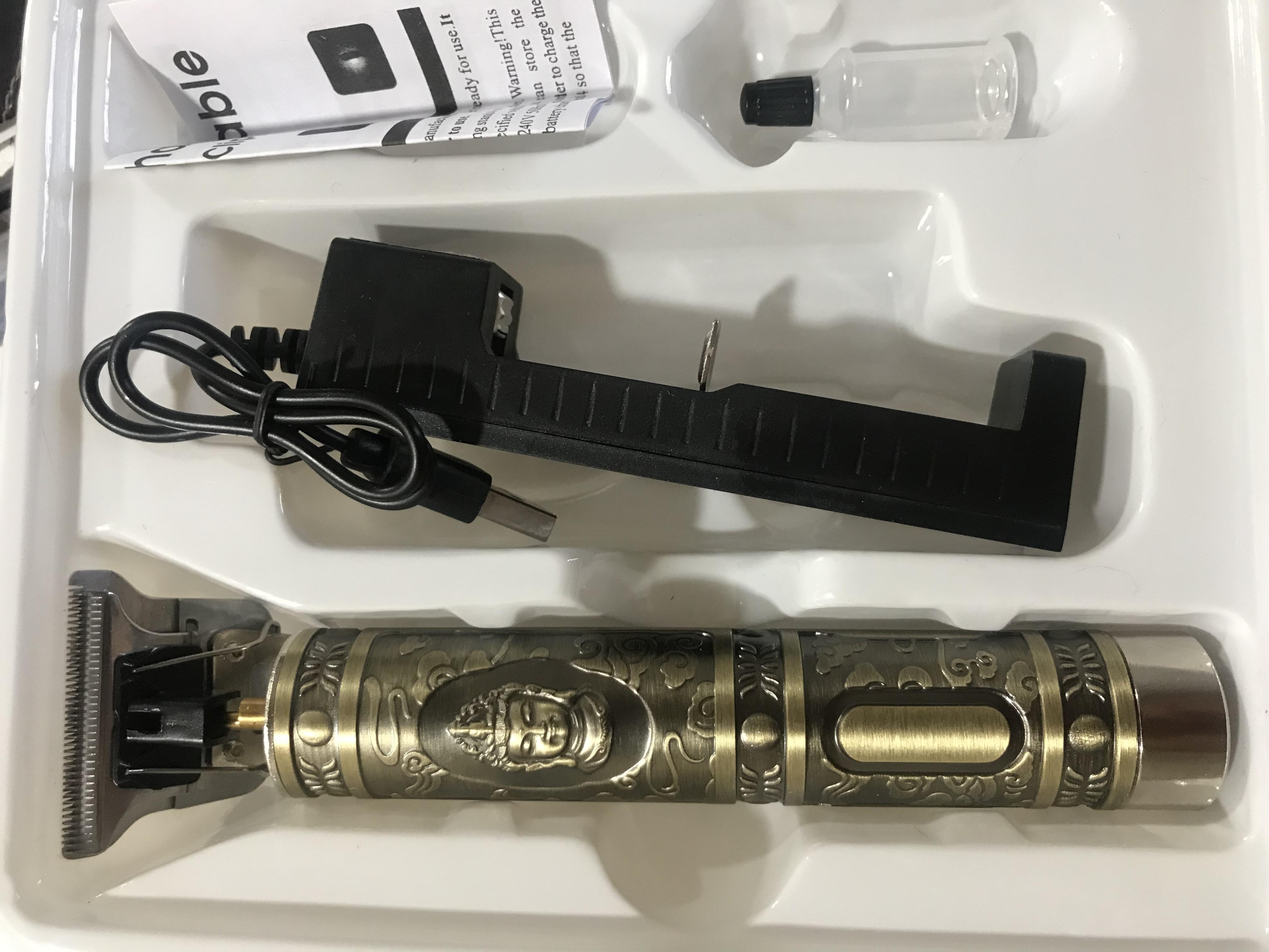 Машинка для стрижки Kemei Hair Clipper WS-T99 Dragon and Phoenix Золото (00358) в реальных условиях использования от покупателя Надія.