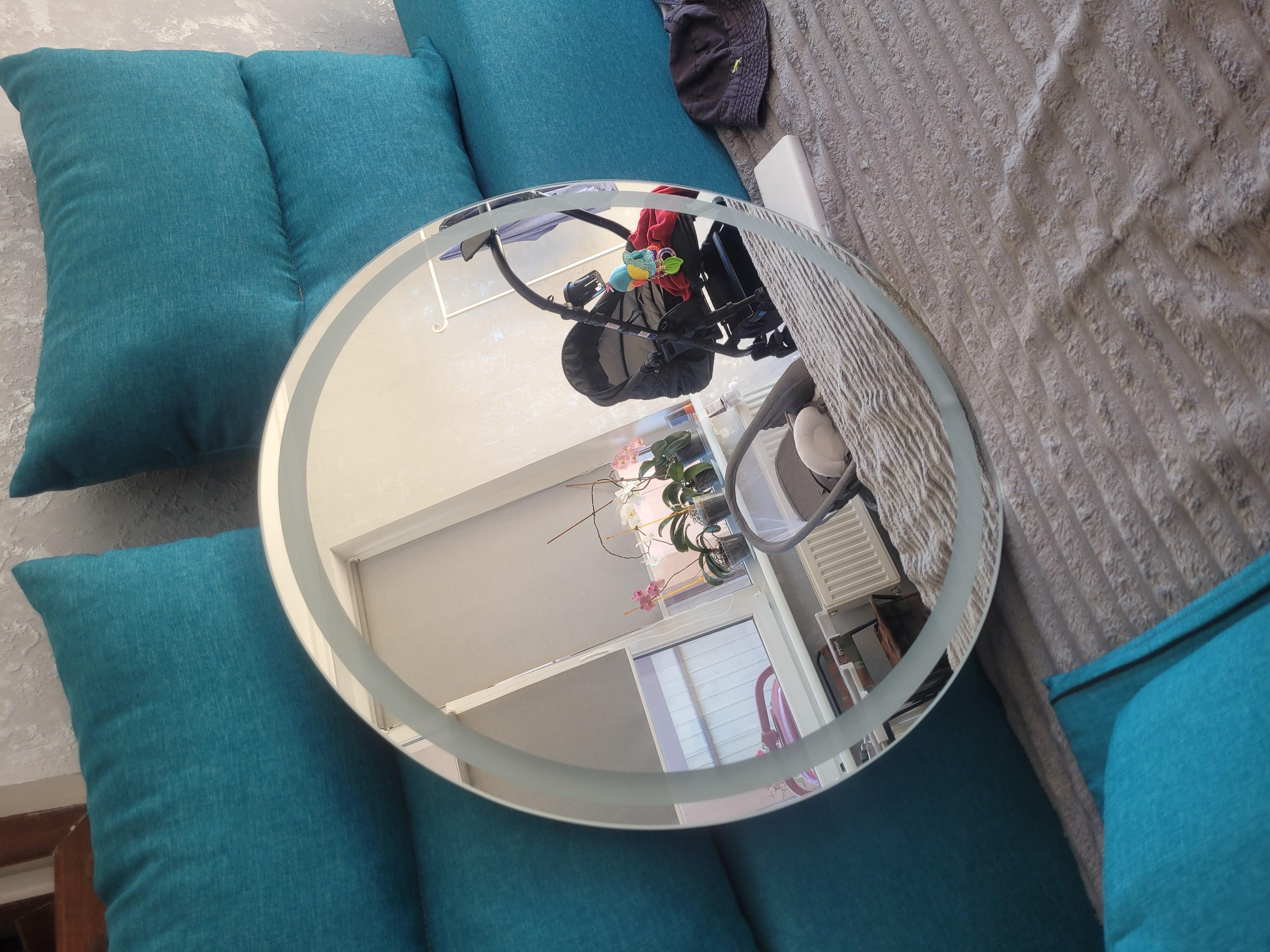 Дзеркало Lille c LED-підсвічуванням 70x70 см (2111806) у реальних умовах використання від користувача Ivanna.