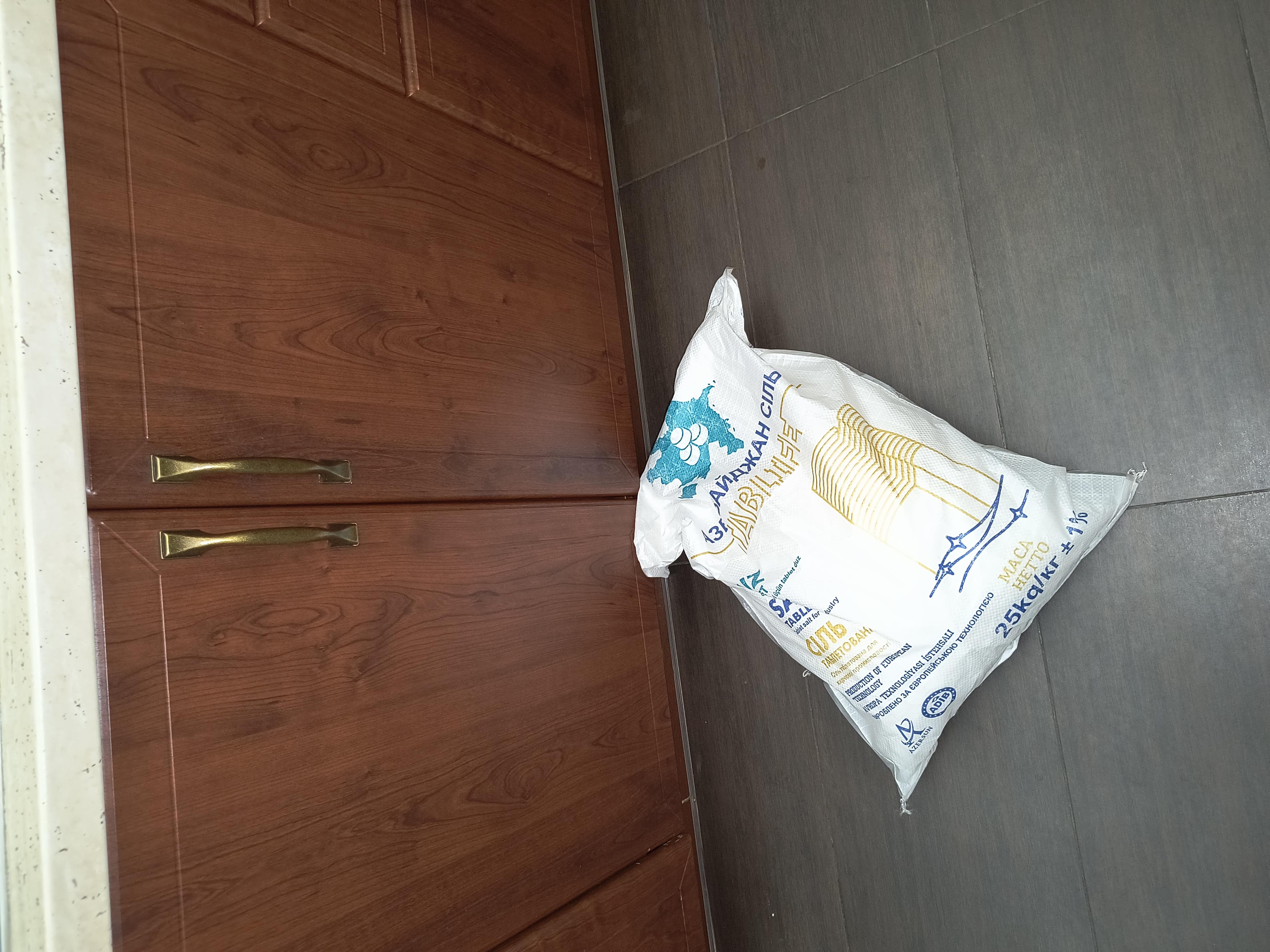 Сіль таблетована TABLIFE (NaCl 99,7%) п/п мішок 25 кг у реальних умовах використання від користувача Наталя.