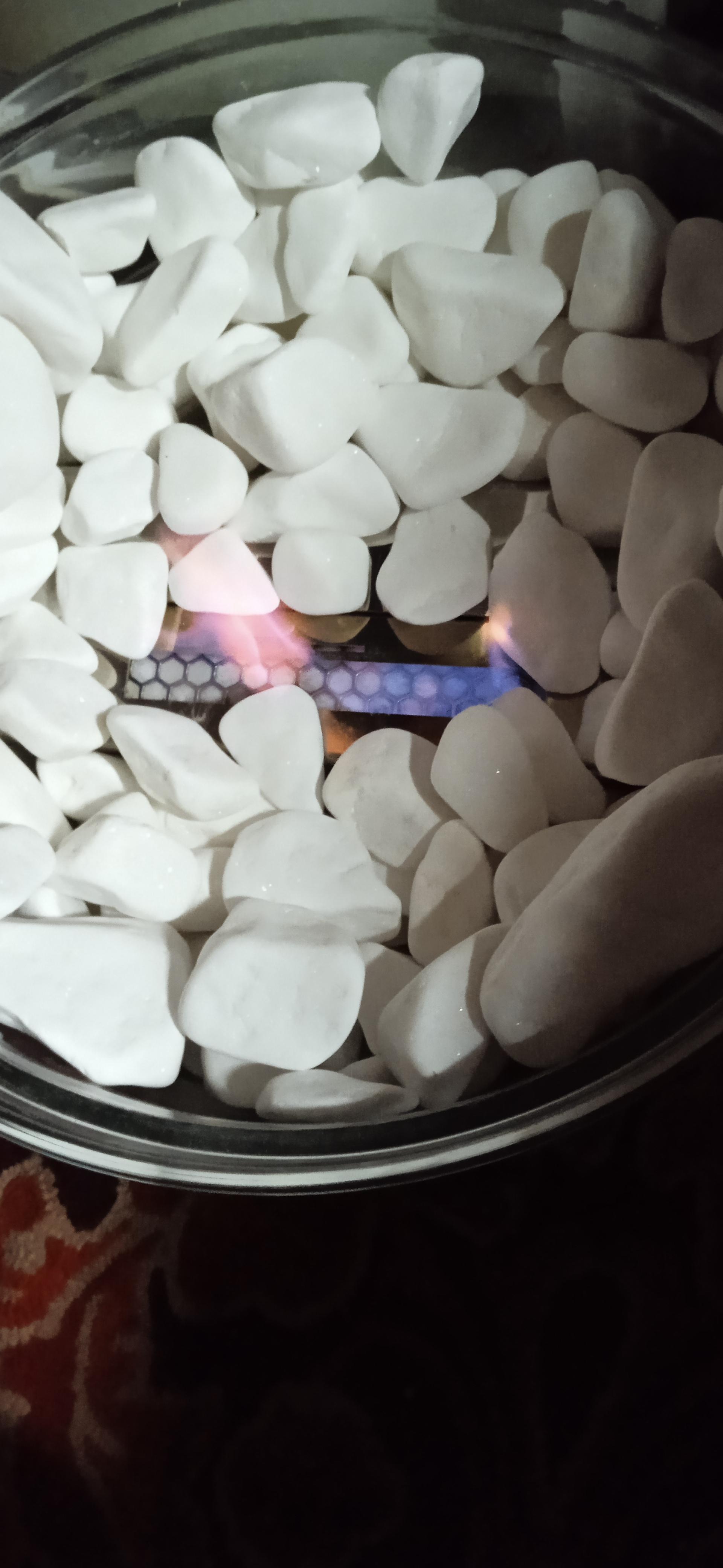 Галька белая 30-60 мм 10 кг в реальных условиях использования от пользователя Ирина.