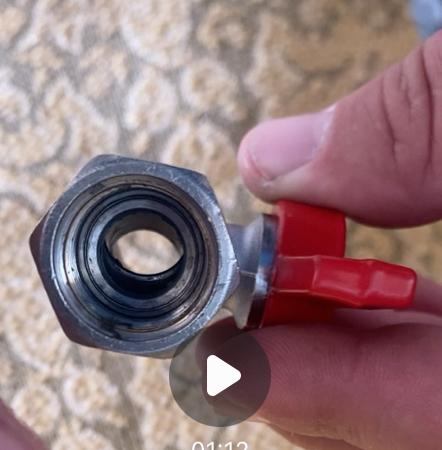 Фото: Кран шаровой Giacomini R254X005 прямой 1" ВН PN35, отправлено покупателем Олександр Кран шаровой Giacomini R254X005 прямой 1" ВН PN35 в реальных условиях использования от покупателя Олександр.