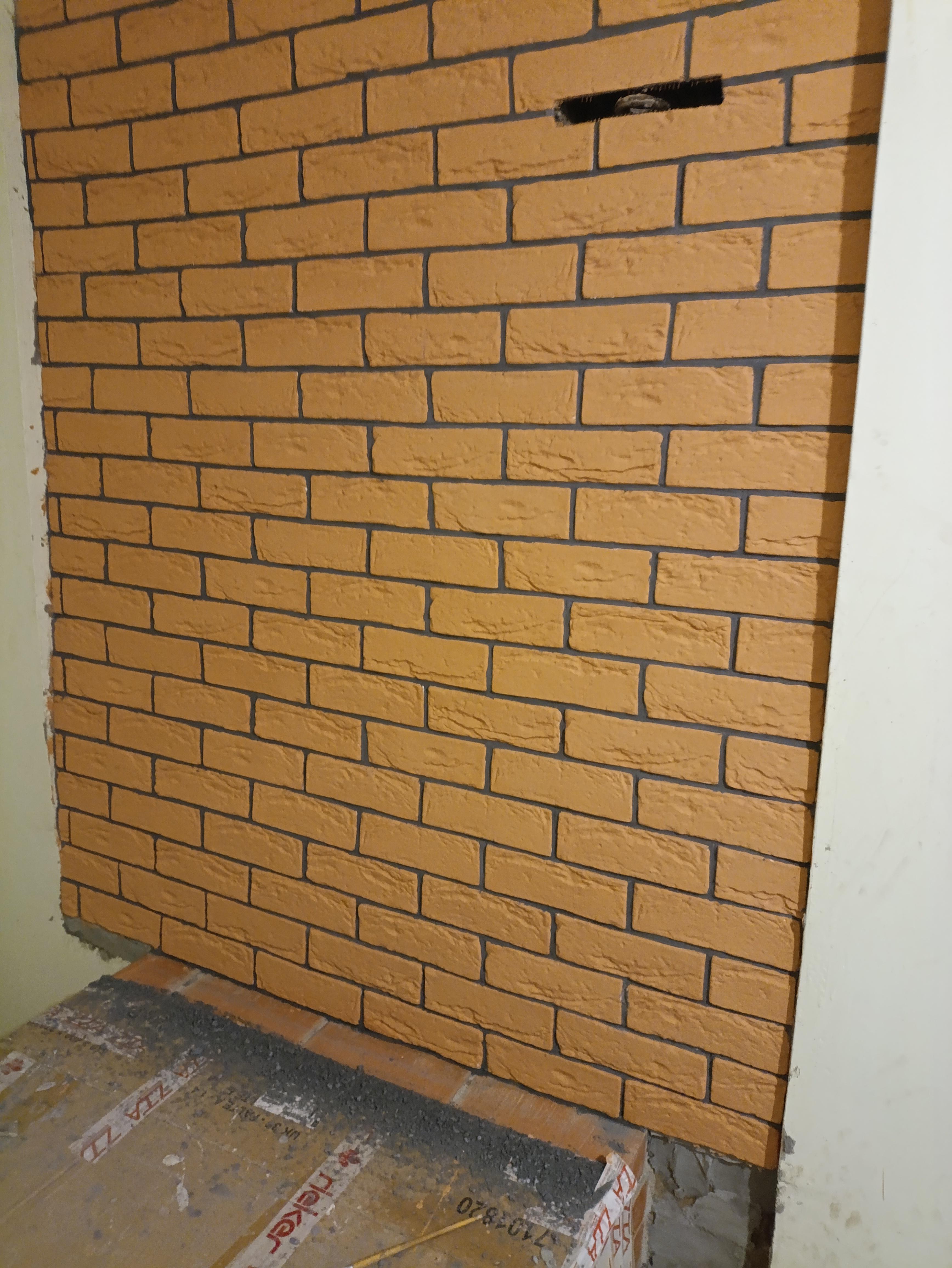 Плитка гипсовая прямая BeautyWalls АГОРА армованная 0,35 кв.м в реальных условиях использования от покупателя Максим.