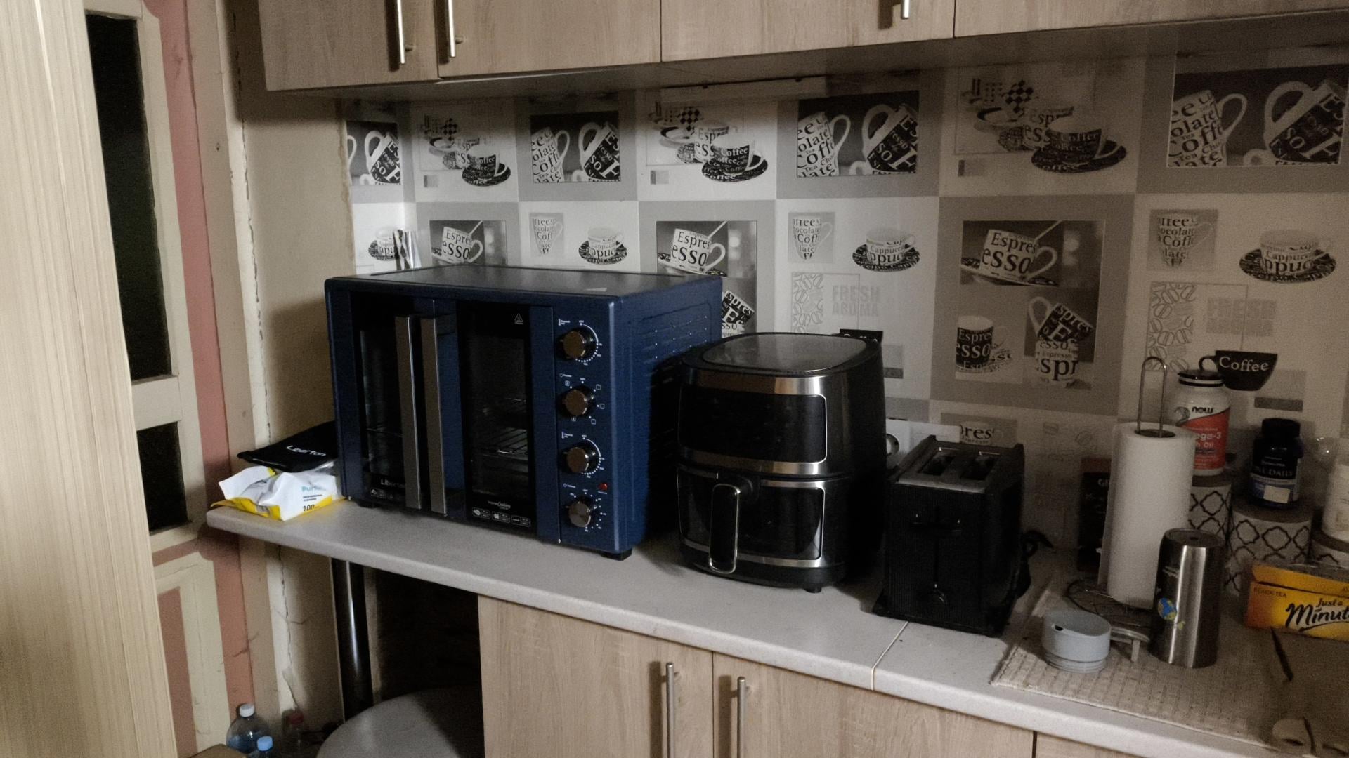 Электрическая печь Liberton LEO-600 Dark Blue в реальных условиях использования от покупателя Олена.