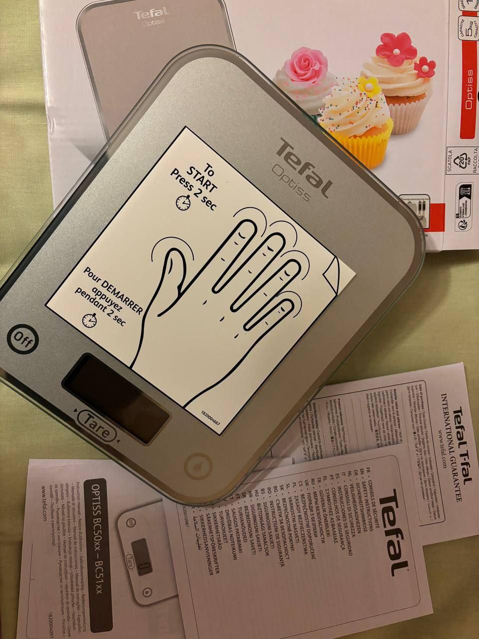 Фото: Весы кухонные Tefal BC5004, отправлено пользователем Ігор Лац Весы кухонные Tefal BC5004 в реальных условиях использования от пользователя Ігор Лац.
